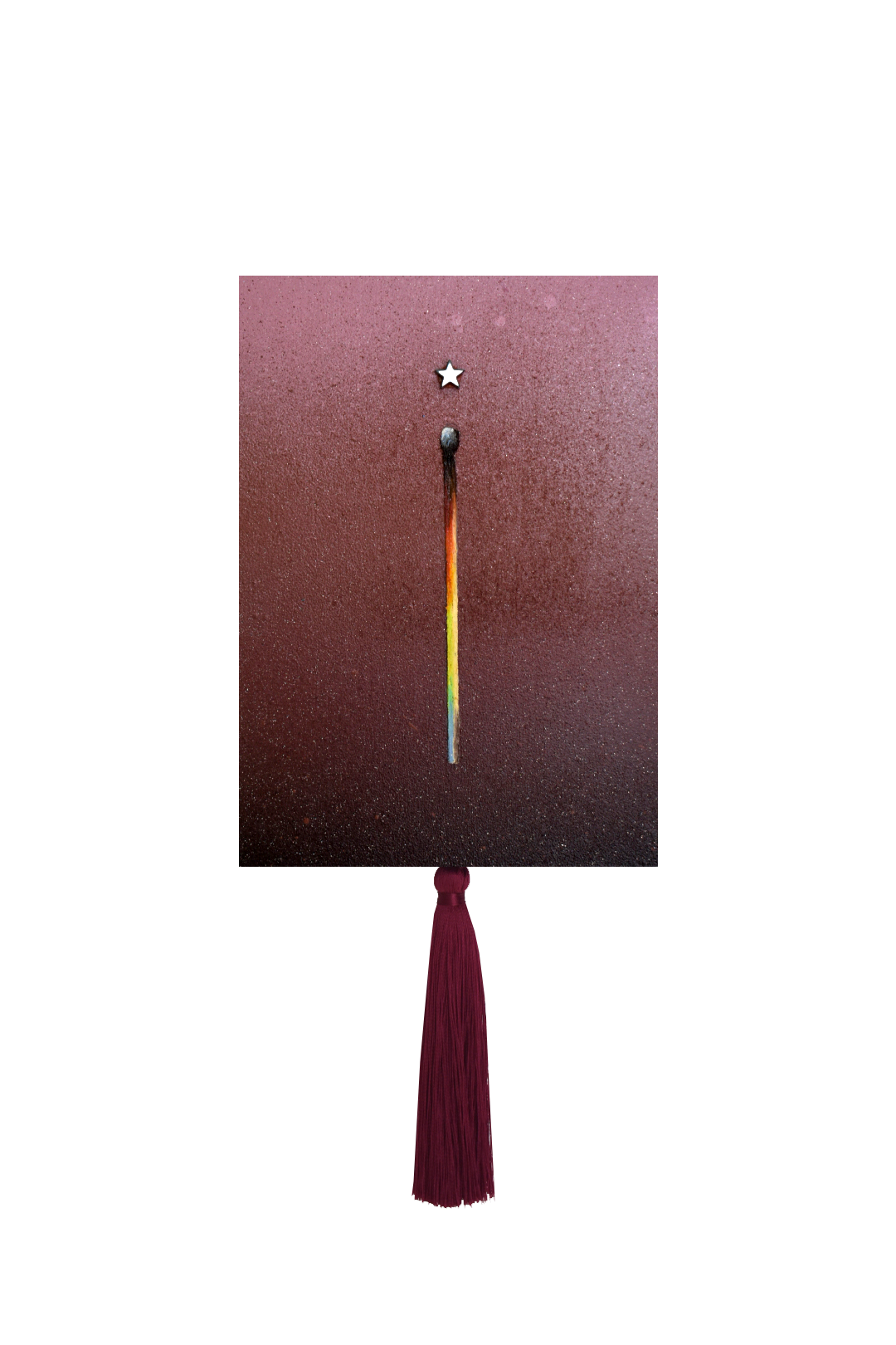 Rose Lit Match Artwork by Gloria Hernando