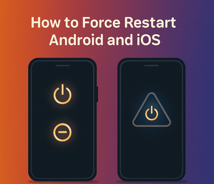 How to Force Restart Android and iOS