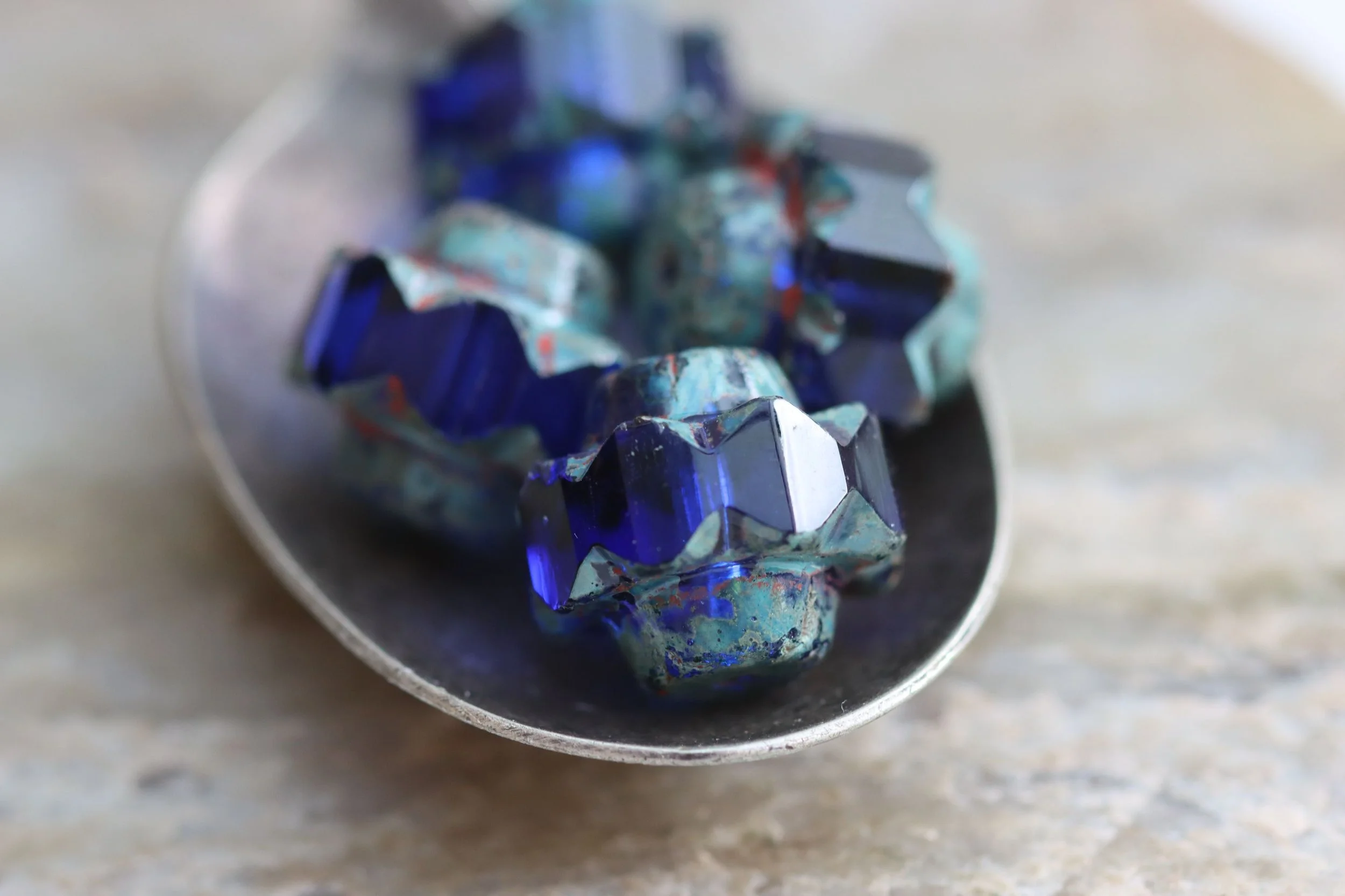 10 Crystal Apollo Silver Cathedral Czech Glass Beads – 10mm, Clear Czech Glass