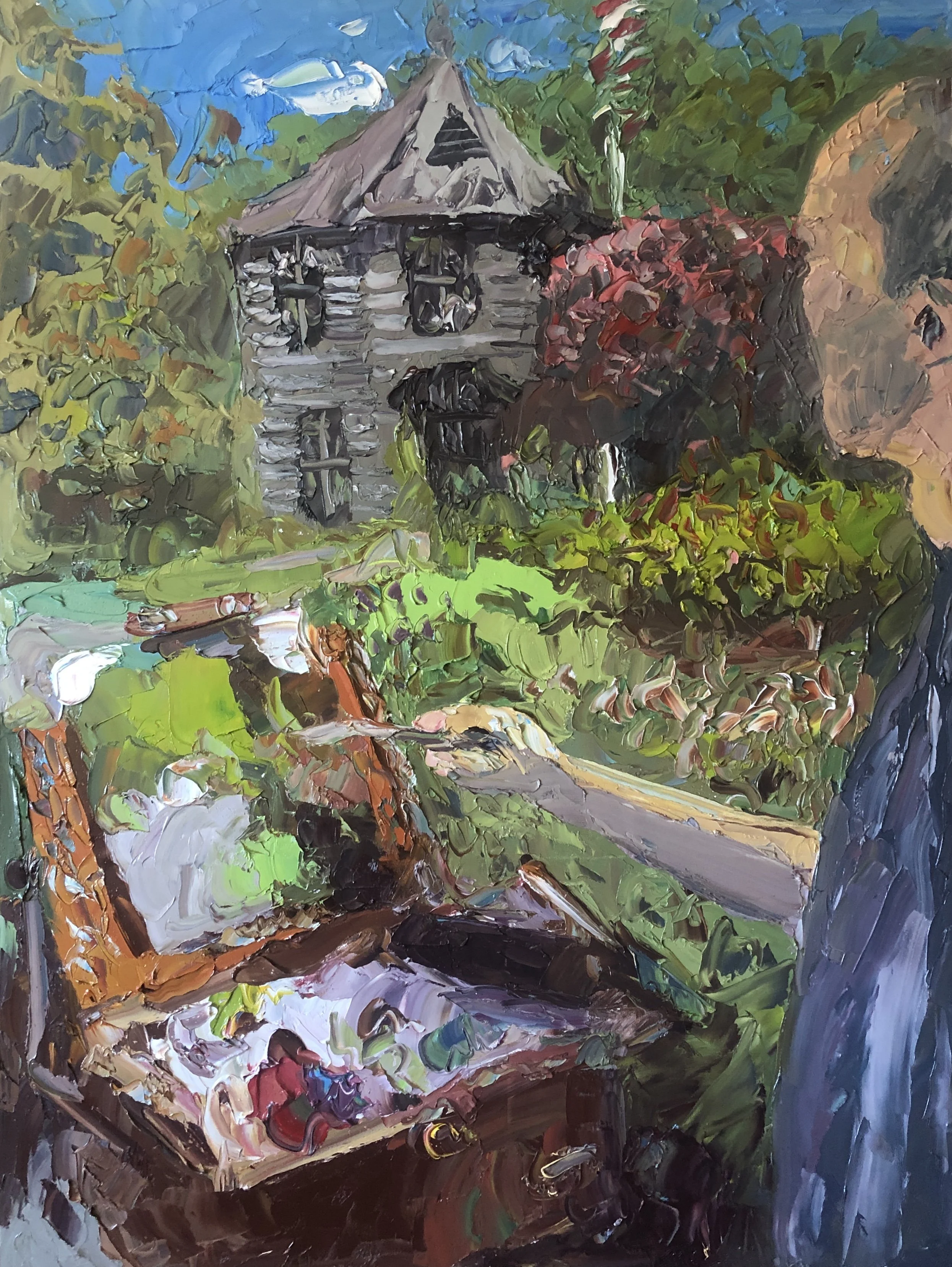 "Marin Art and Garden Center," 36"x48," Watersoluble oil