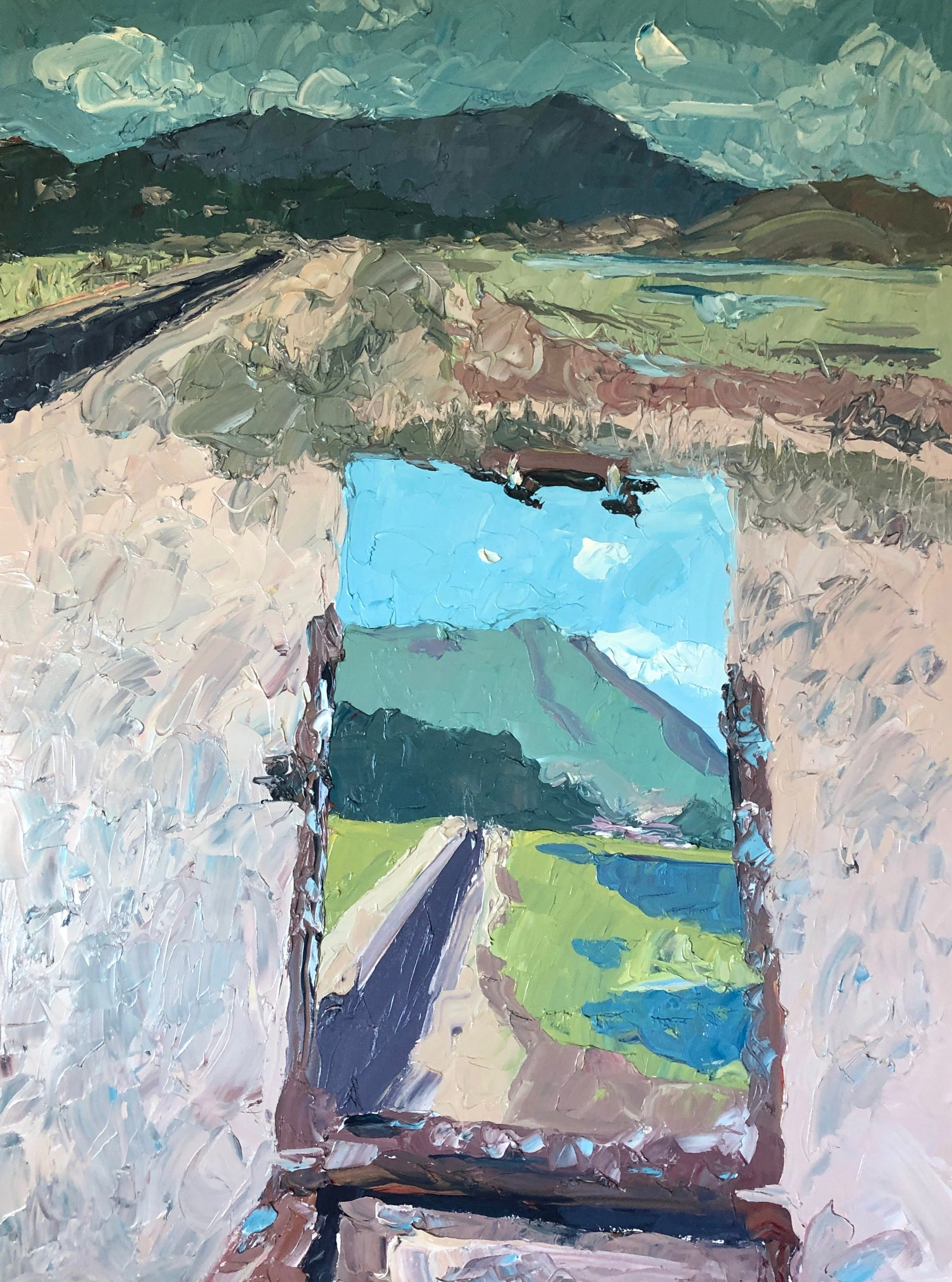"Manzanita," 36"x48," Watersoluble oil
