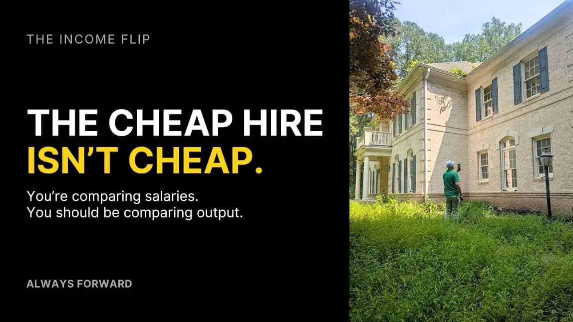 Why the Expensive Hire is the Cheap One, and the Smaller Slice is the Bigger Payday💰