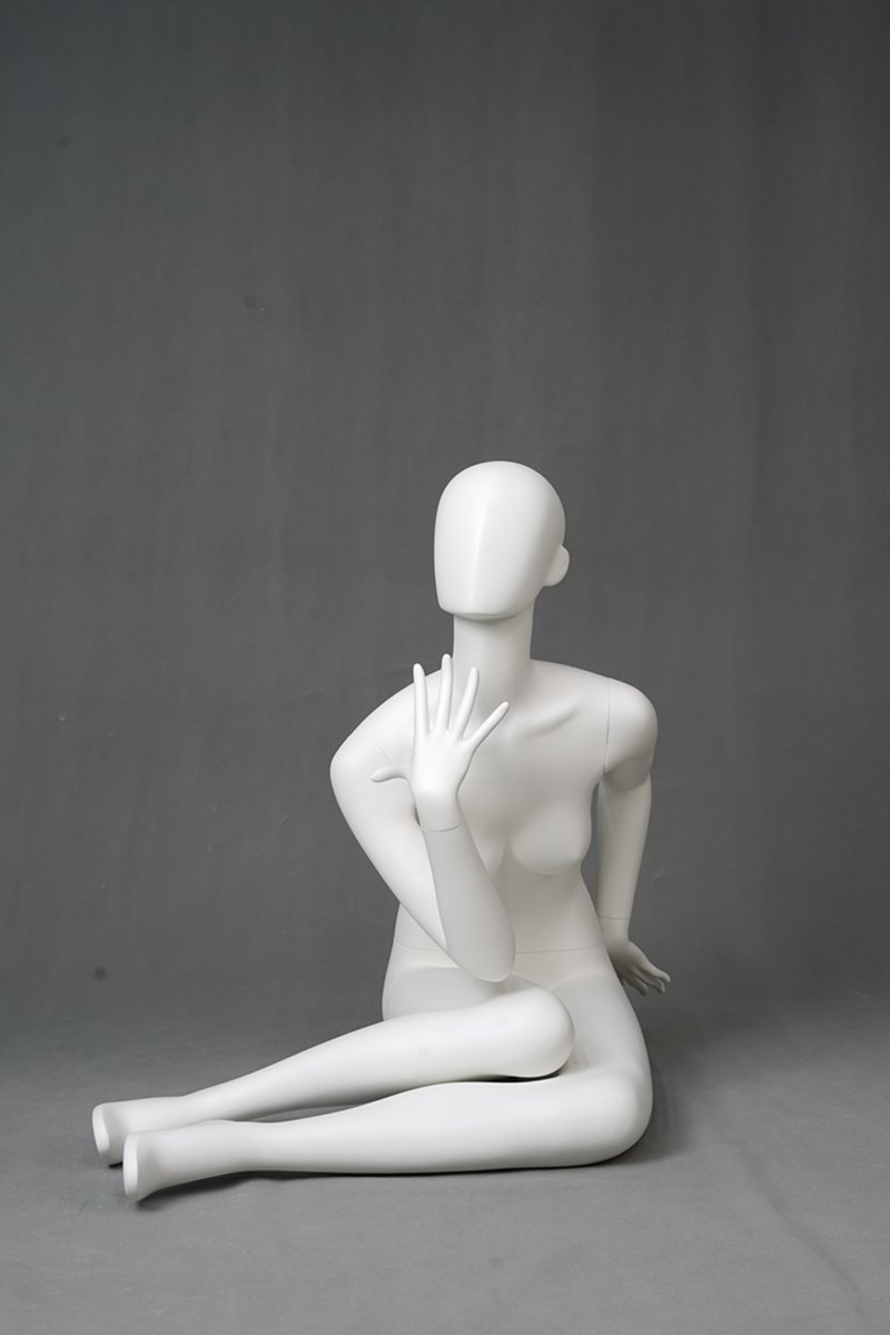 Matte White Female Pose 3
