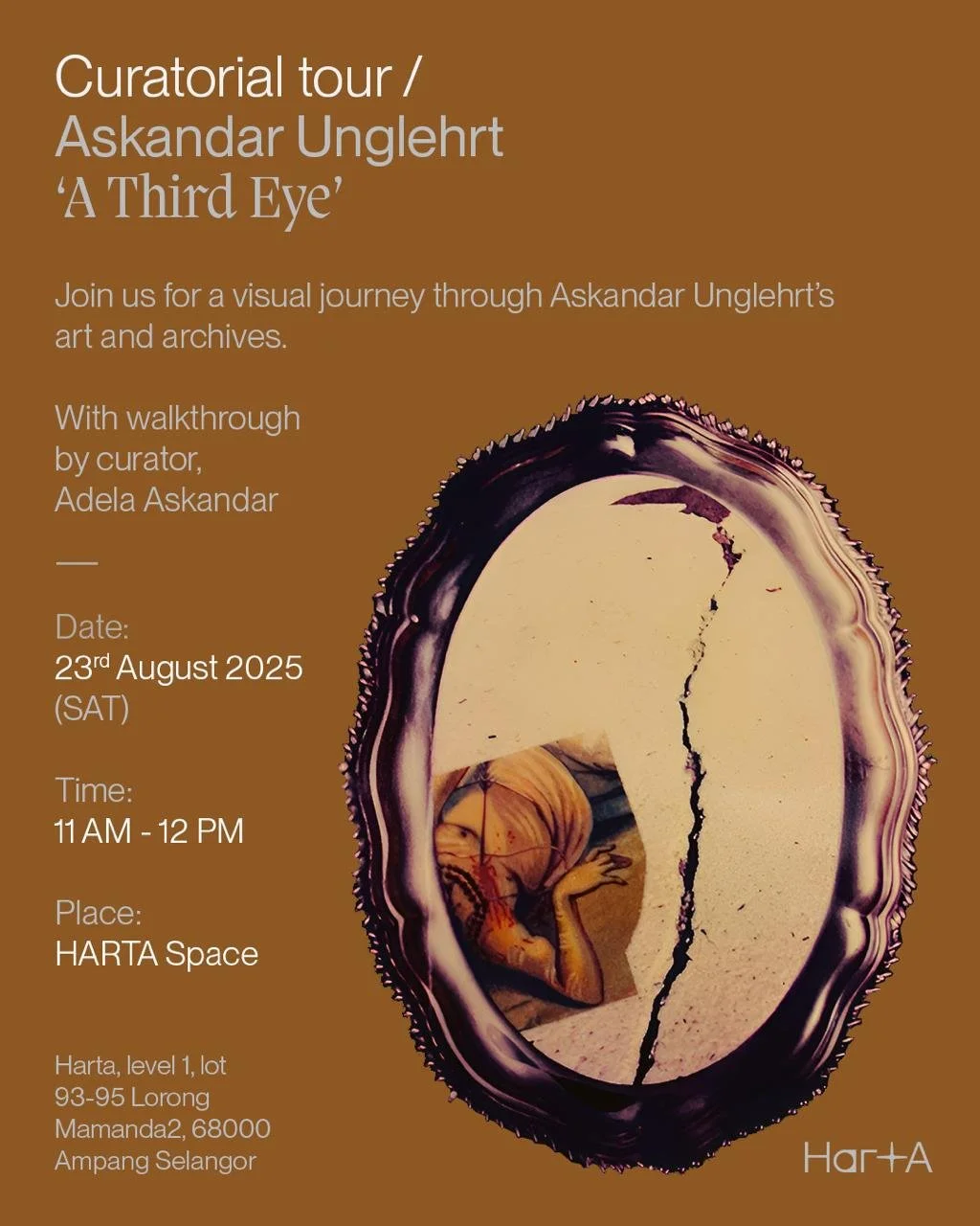 Curatorial tour : Askandar Unglehrt ‘A Third Eye’