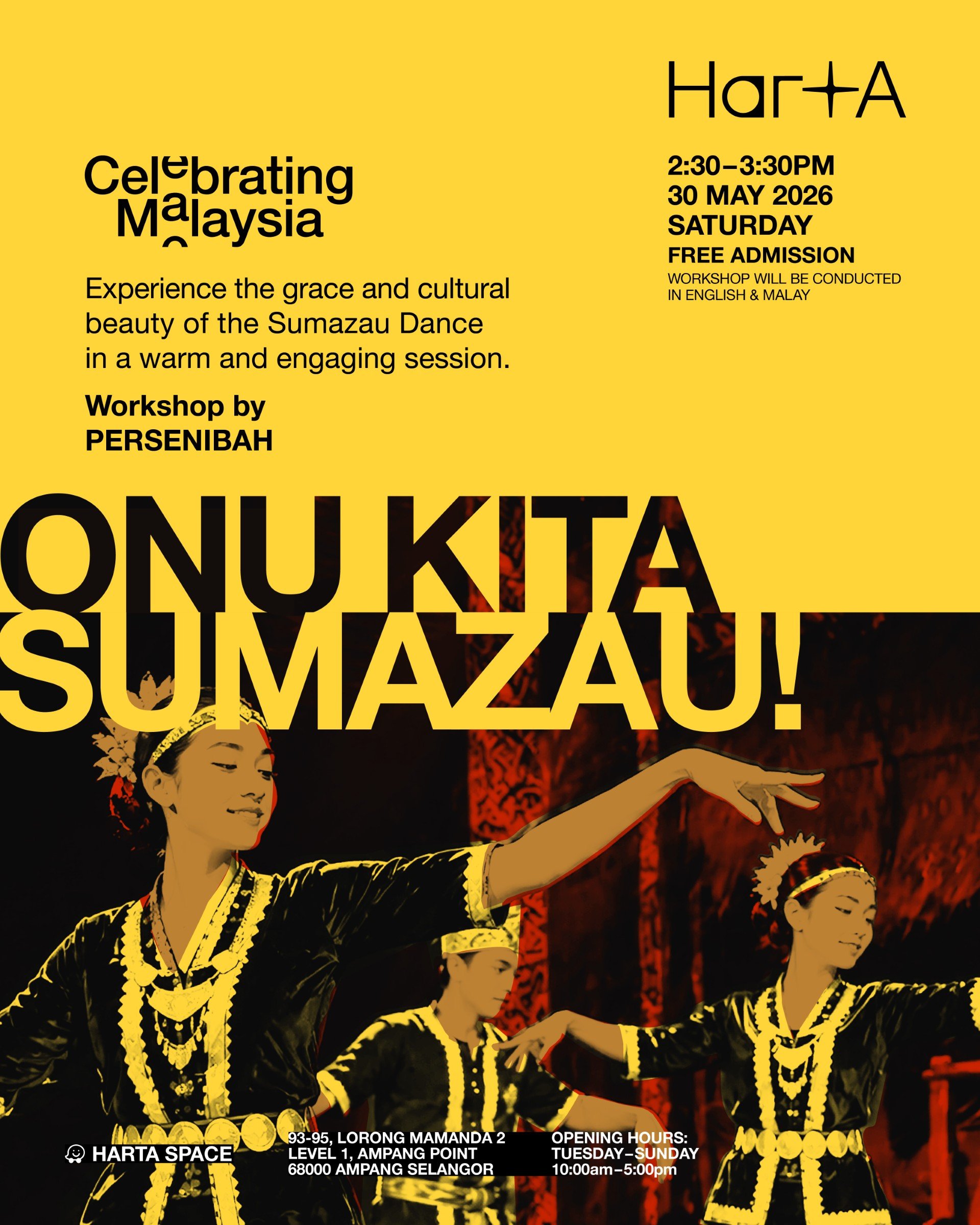 Celebrating Malaysia:                Onu Kita Sumazau!