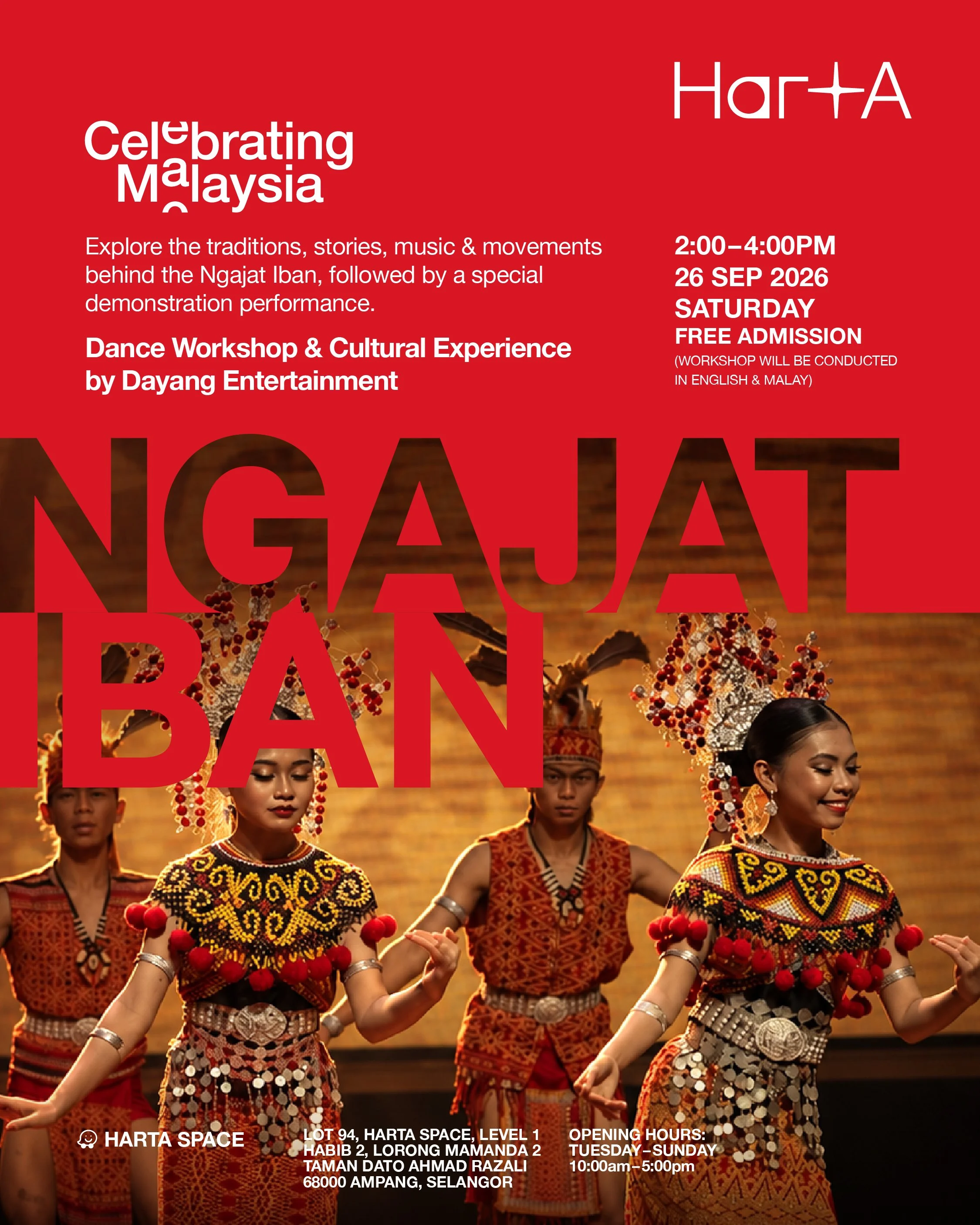 Celebrating Malaysia : Ngajat Iban