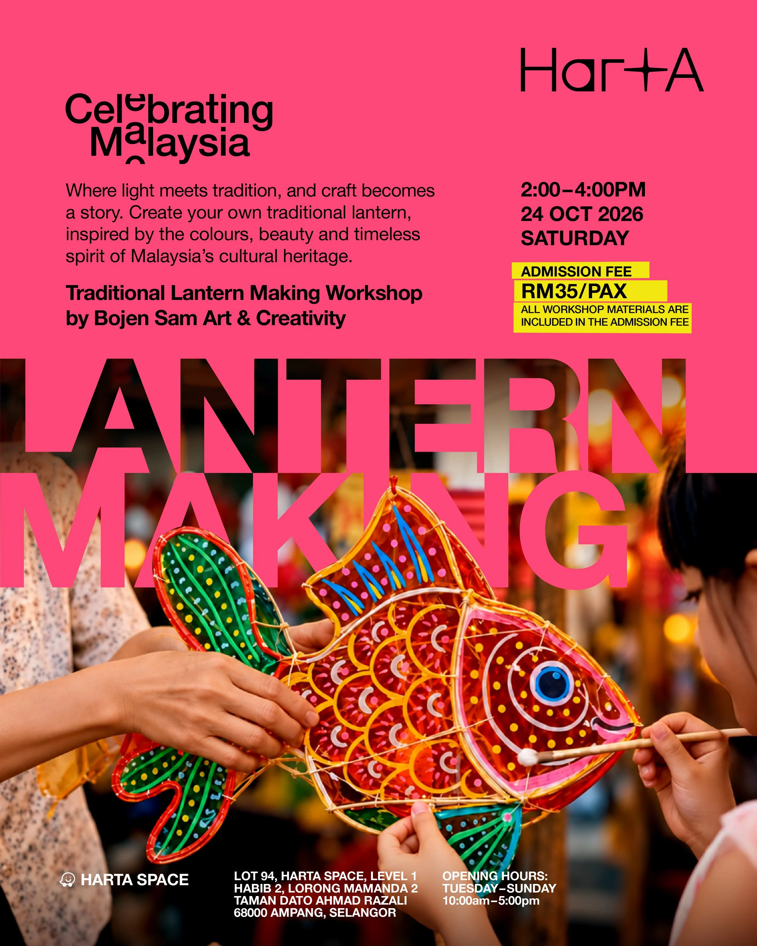 Celebrating Malaysia: Traditional Lantern Making Workshop