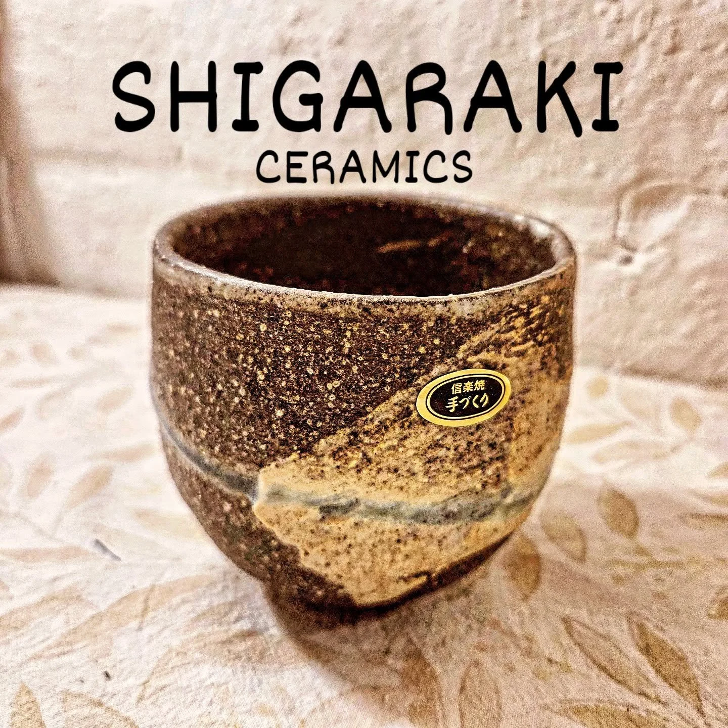 #japaneseceramics 
#shigaraki 
#madeinjapan