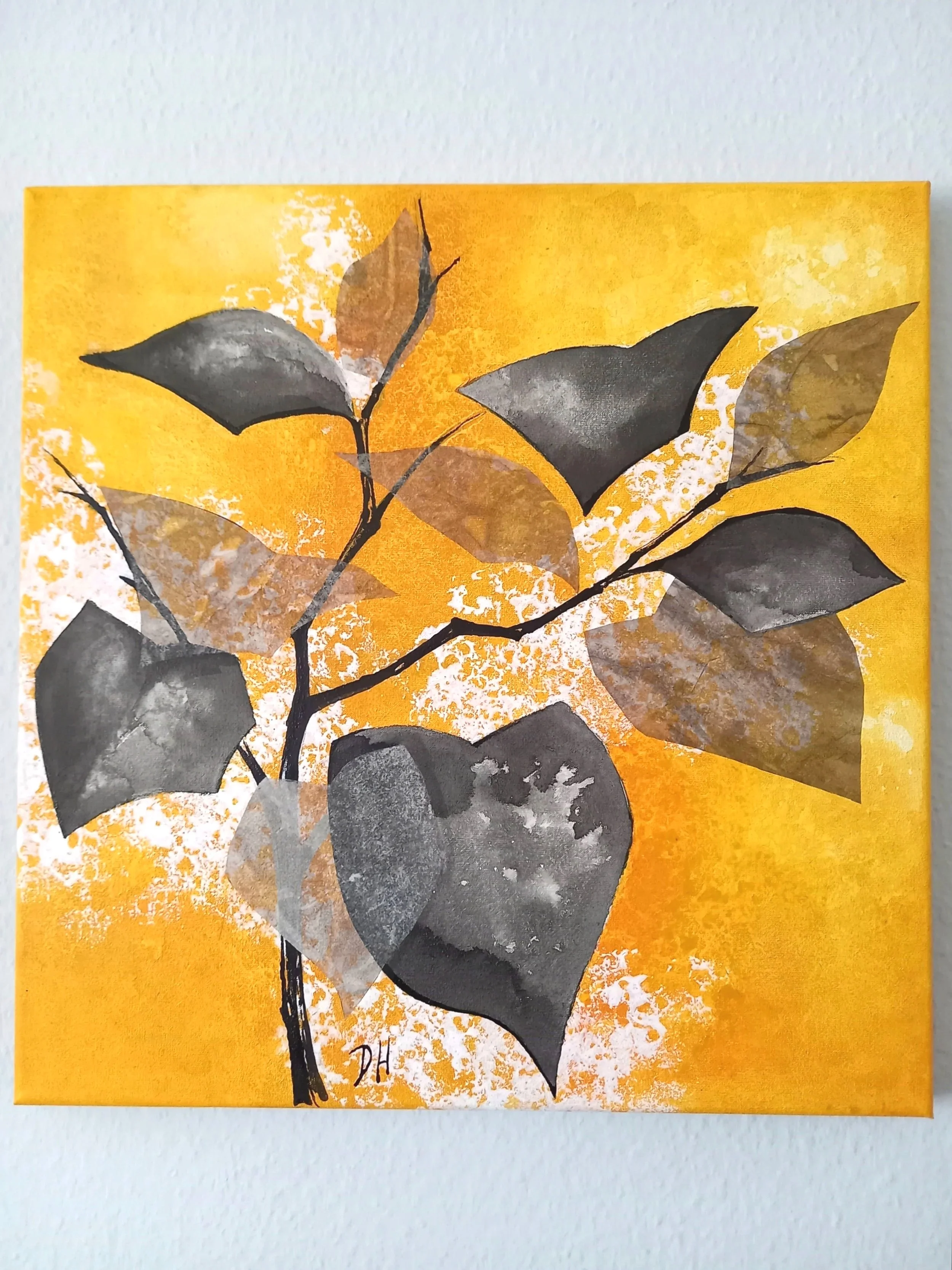 "Schatten" Acryl Canvas 40x40 