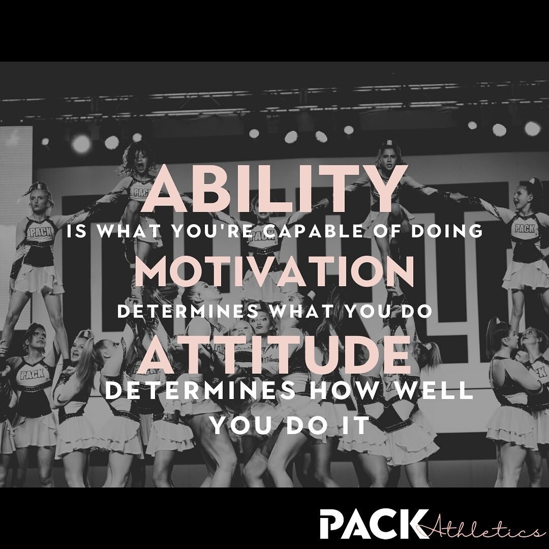 Motivation Monday! #allaboutthepack #packvibes #allstarcheer #motivation #workhard