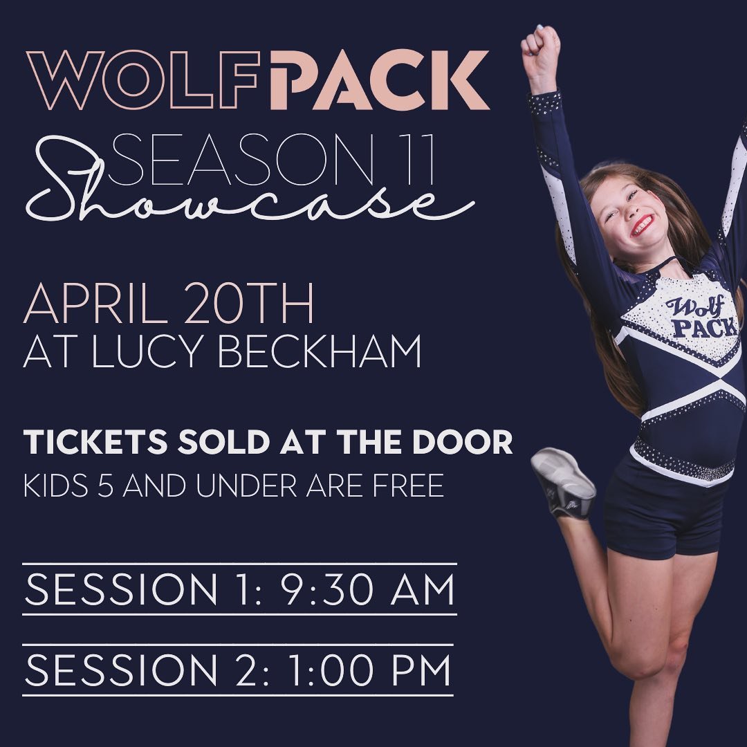 Please make note of the venue change for SHOWCASE this Saturday! We will now see you at Lucy Beckham High School!! Doors open at 9:00 and 12:30!!