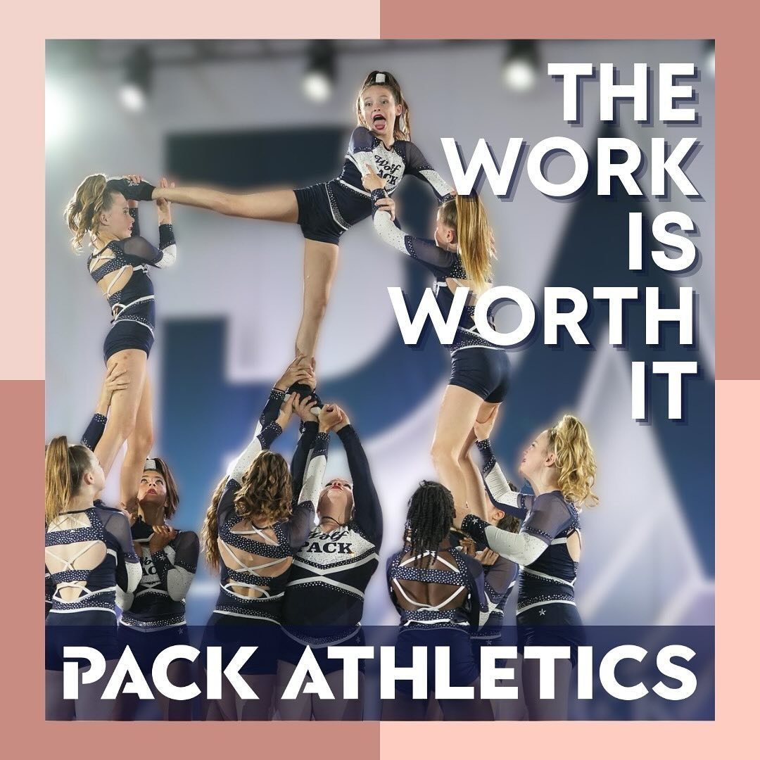 Motivation Monday &amp; it&rsquo;s Summit week! #makingtheclimb #puttinginthework #allstarcheer #wolfpack #allaboutthepack