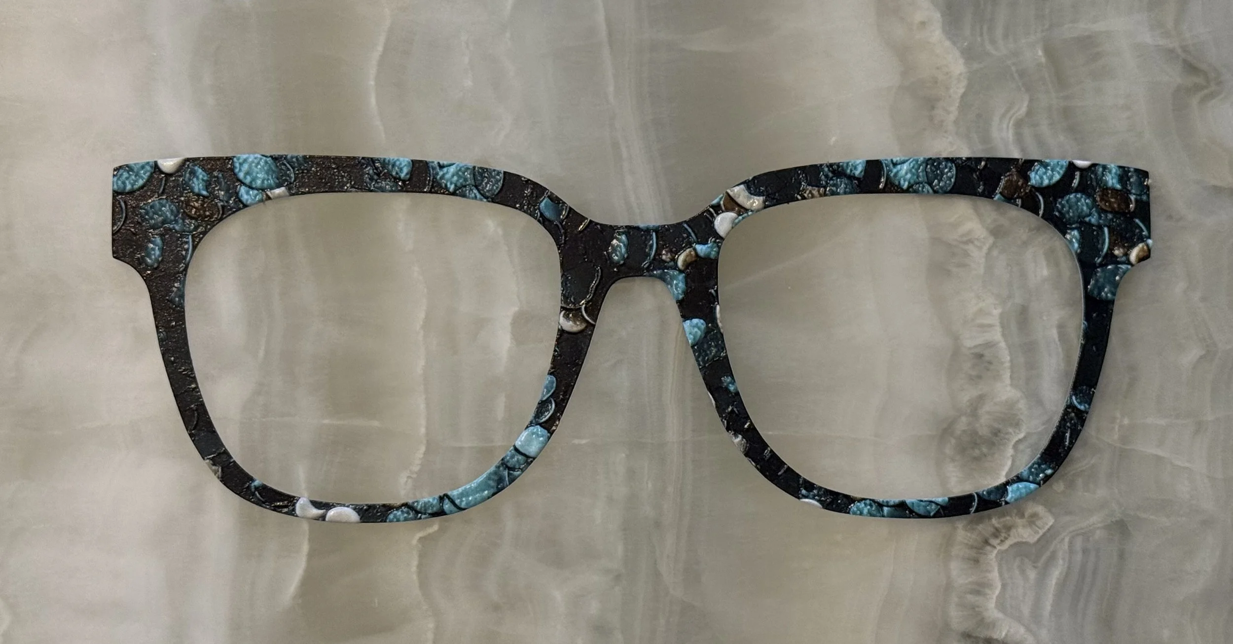 Textured Turquoise Rocks