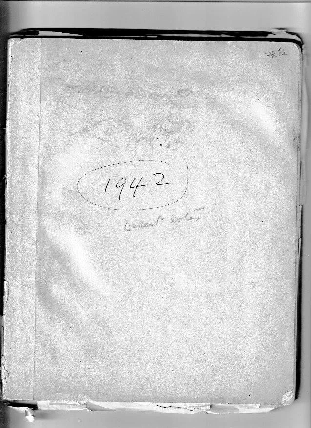 Desert Notes Desert Notes - 1942 Sketchbook — The Edward Ardizzone Image Archive