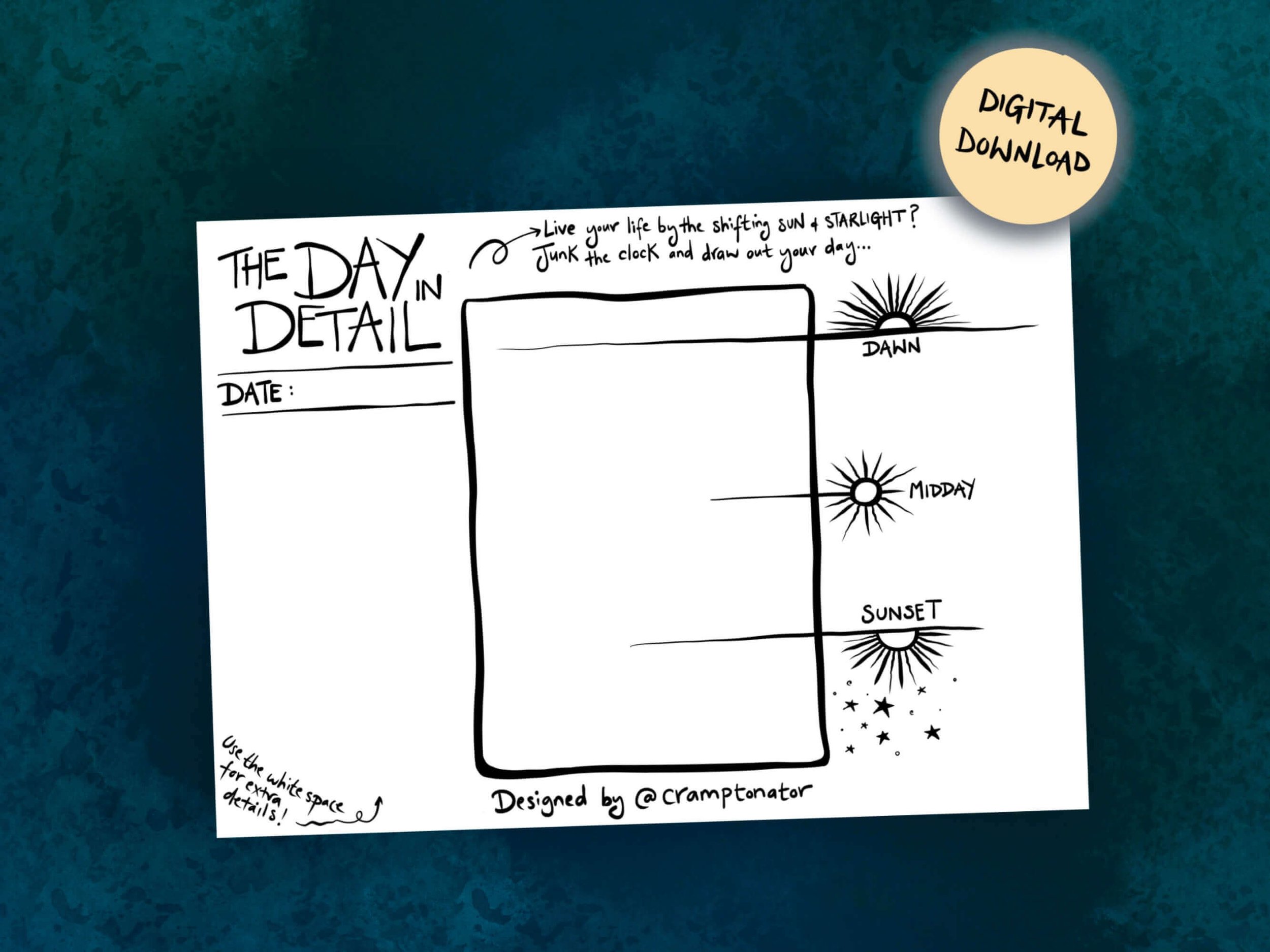 DAY IN DETAIL Planner Printable