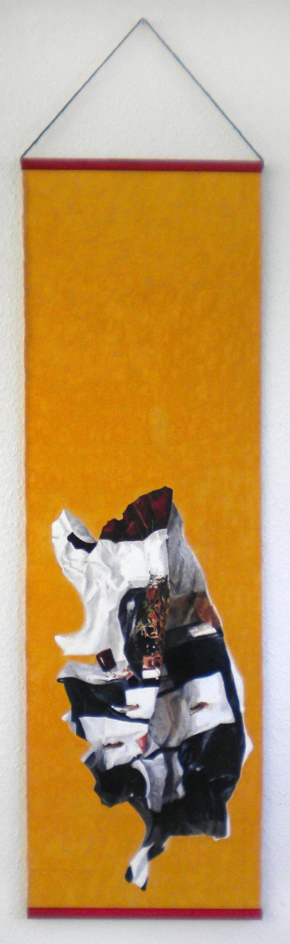 "Wandbehang",  150 x 40 cm, Öl auf Leinwand, 2017