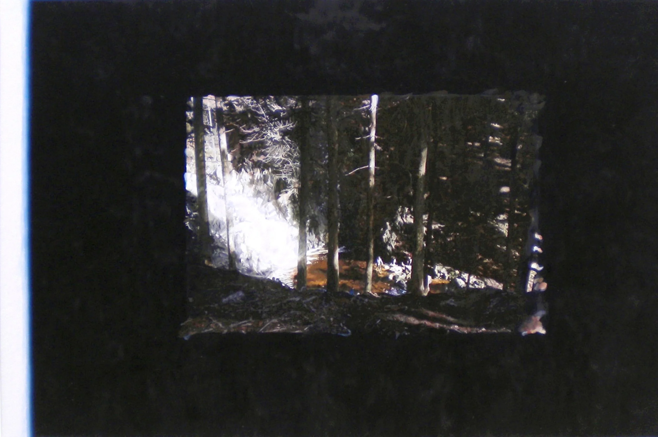 "Wasserfall", 86 x 130 cm, Öl auf Holz, 2009