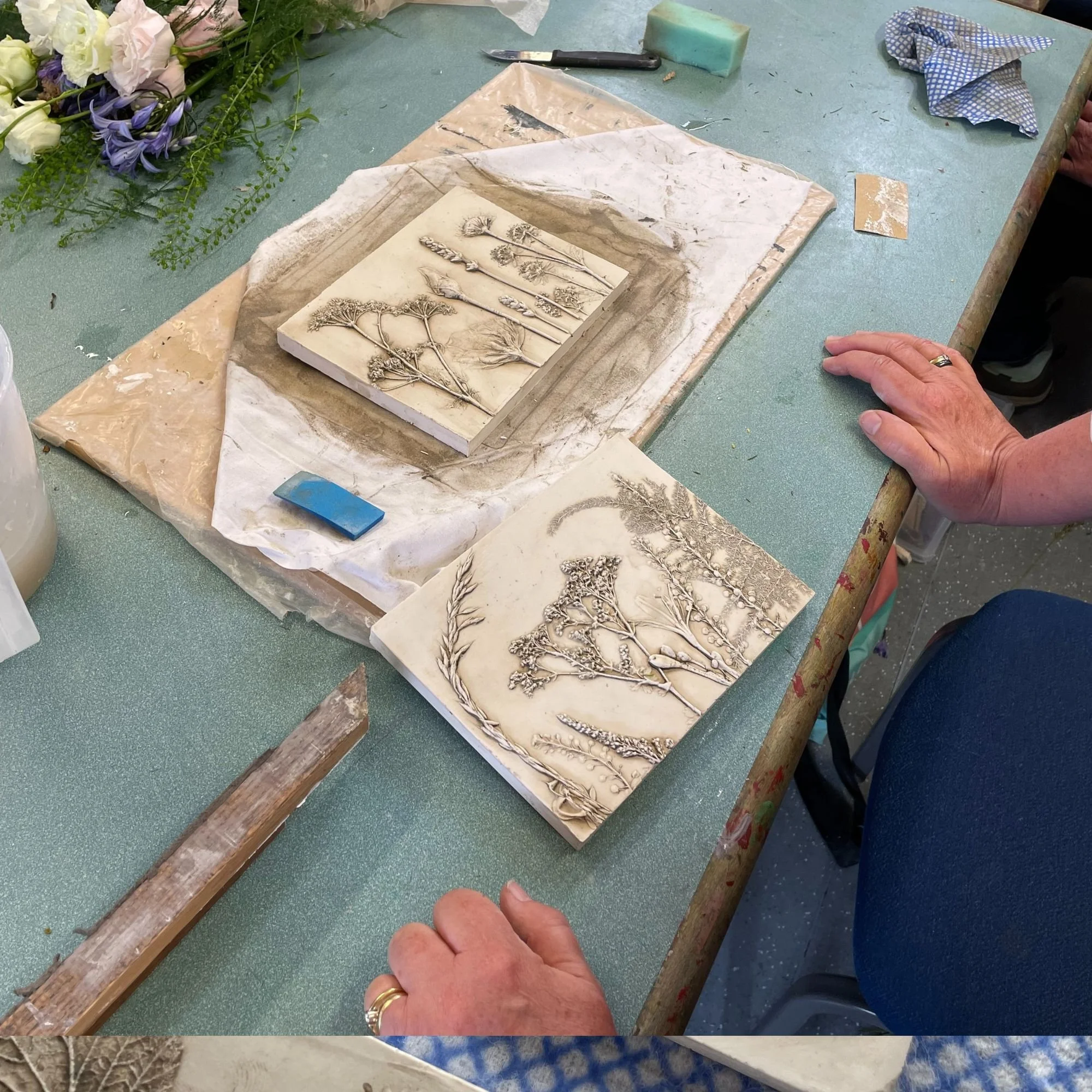 Botanical Bas-Relief Casting Plaques Workshop — Holden Clough Nurseries