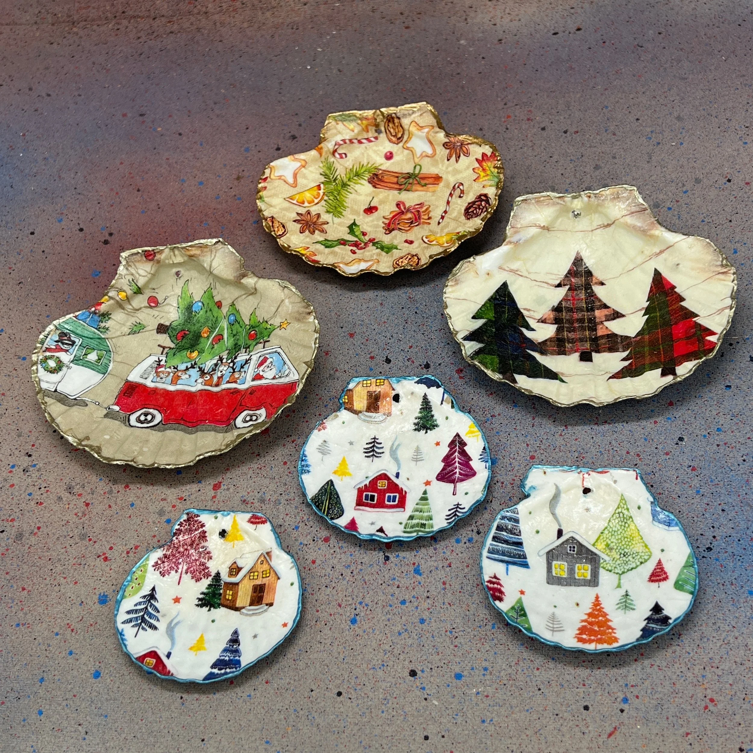 Decoupage Scallop Workshop