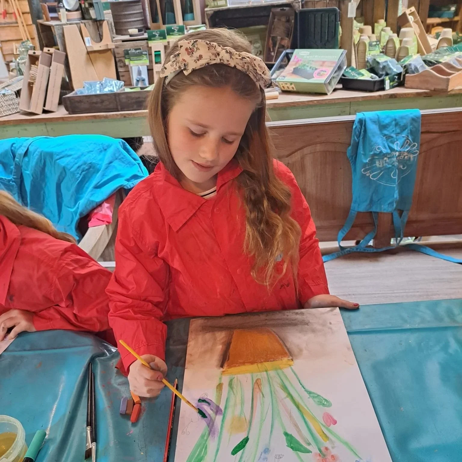 Home Education Art club with Creation Station