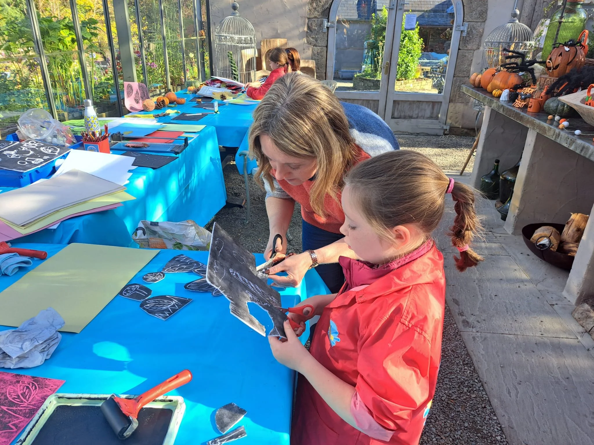 Home Education Art club with Creation Station