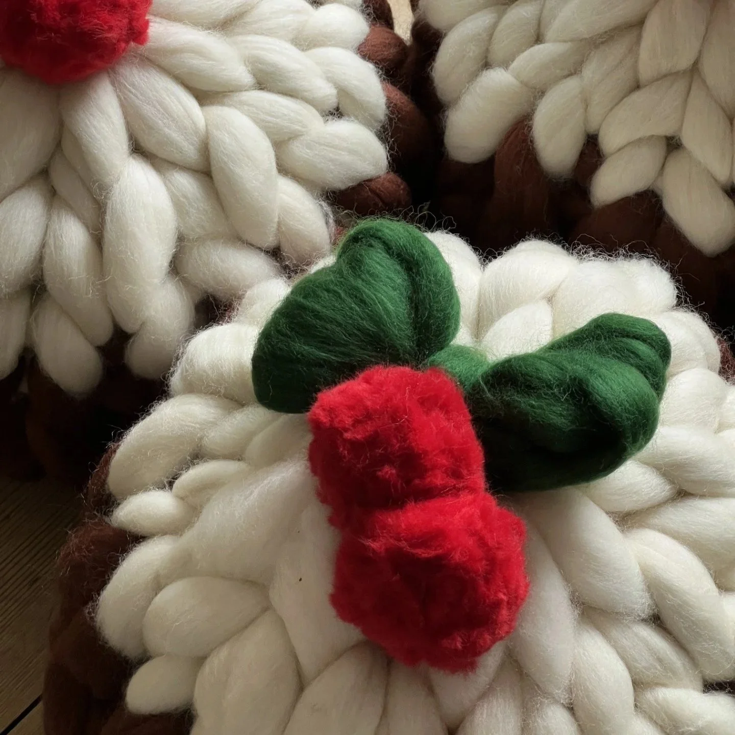 Chunky Knit Christmas Pudding Workshop