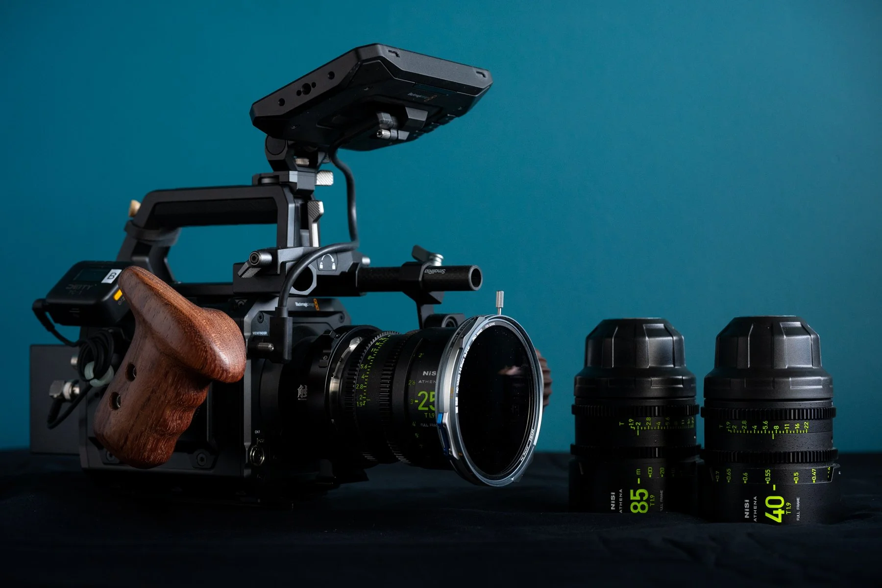 Blackmagic Pyxis 6K + Nisi Athena Prime Cinema Lenzes 