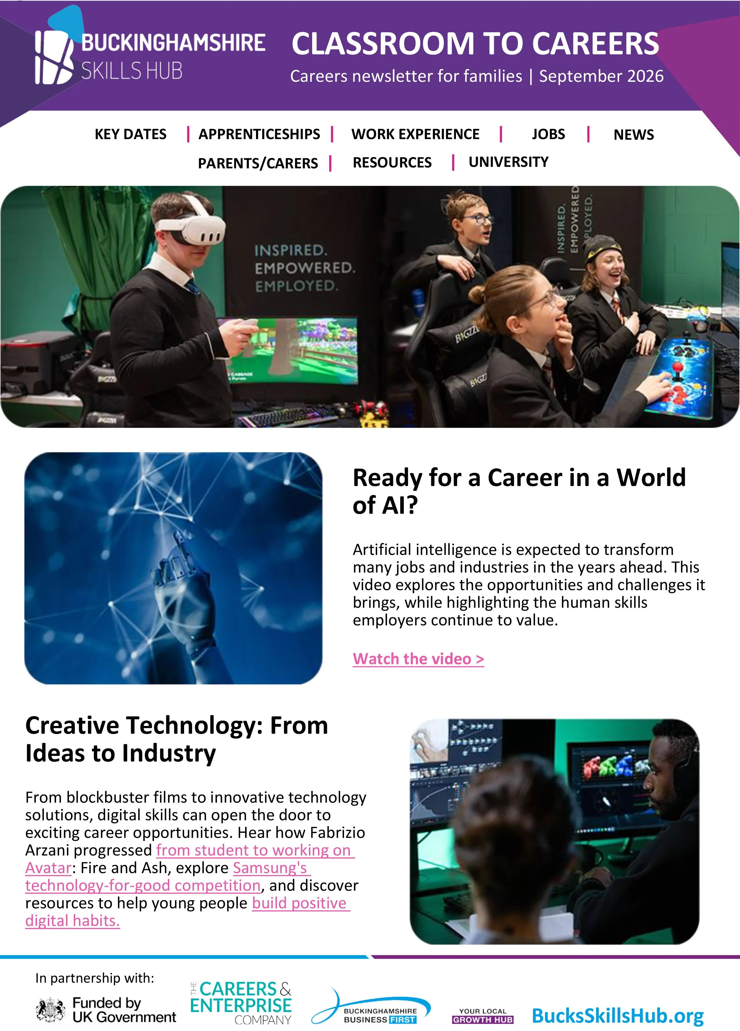 Classroom to Careers Newsletter September 2026 - Page 1.jpg
