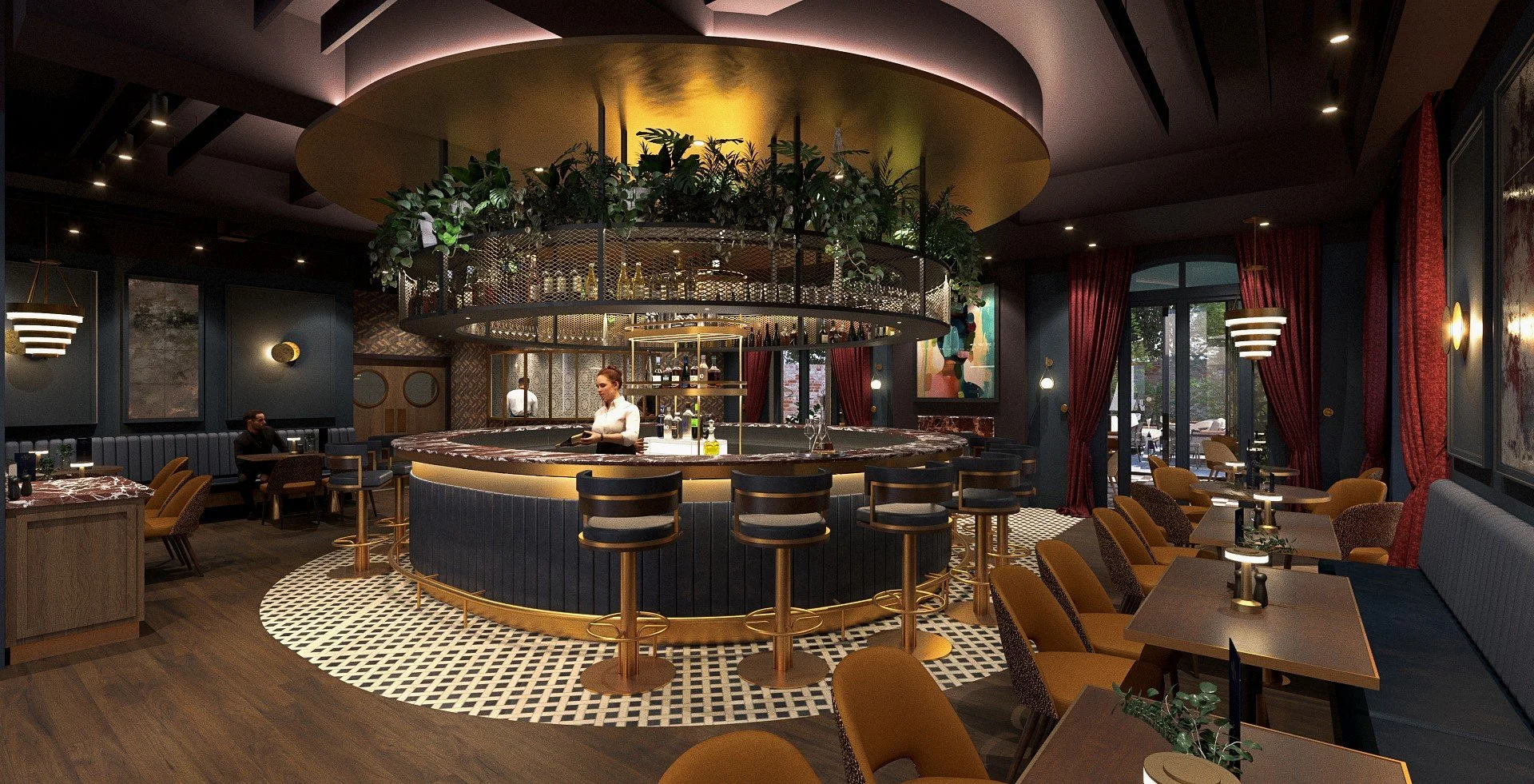 The Royal Bell Bromley, bar