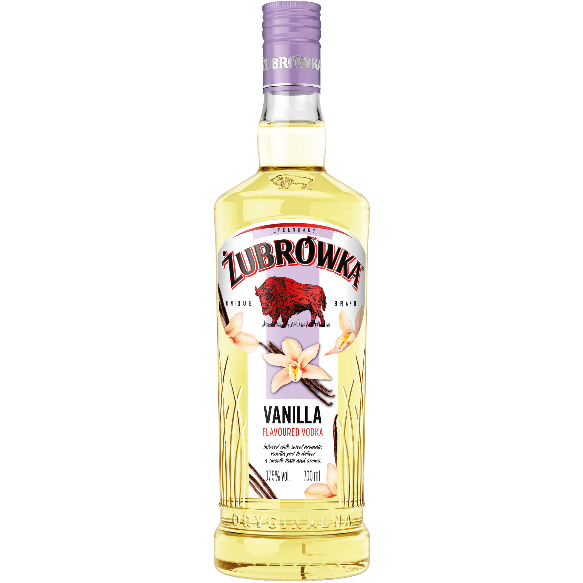 Zubrowka Vanilla Flavoured Vodka 70cl (35%)