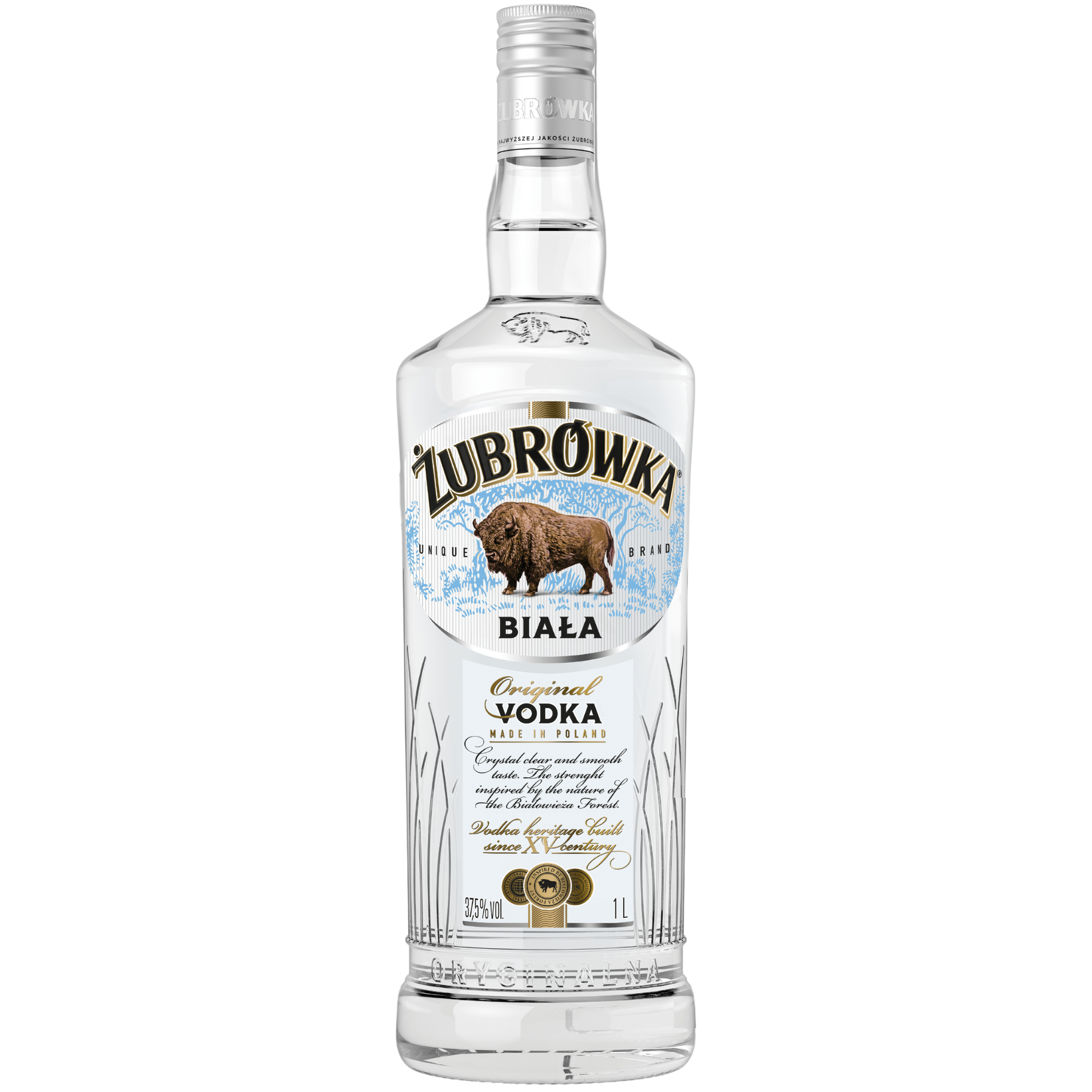 Zubrowka Biala Vodka 100cl (37.5%)
