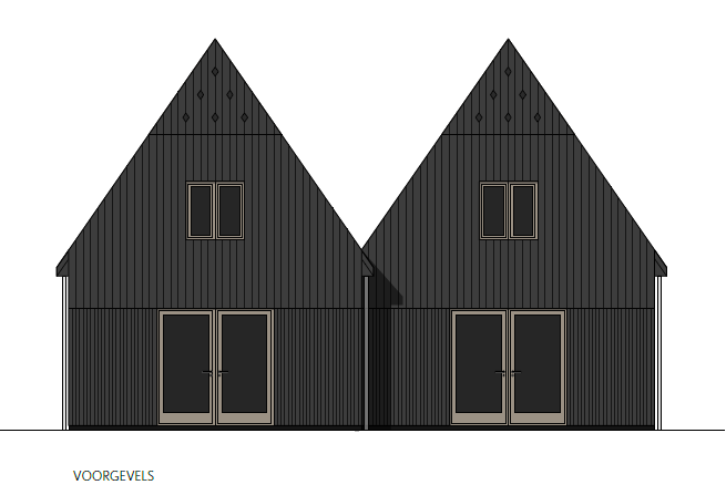 Oarshûs 2 blok voorgevels PMC2