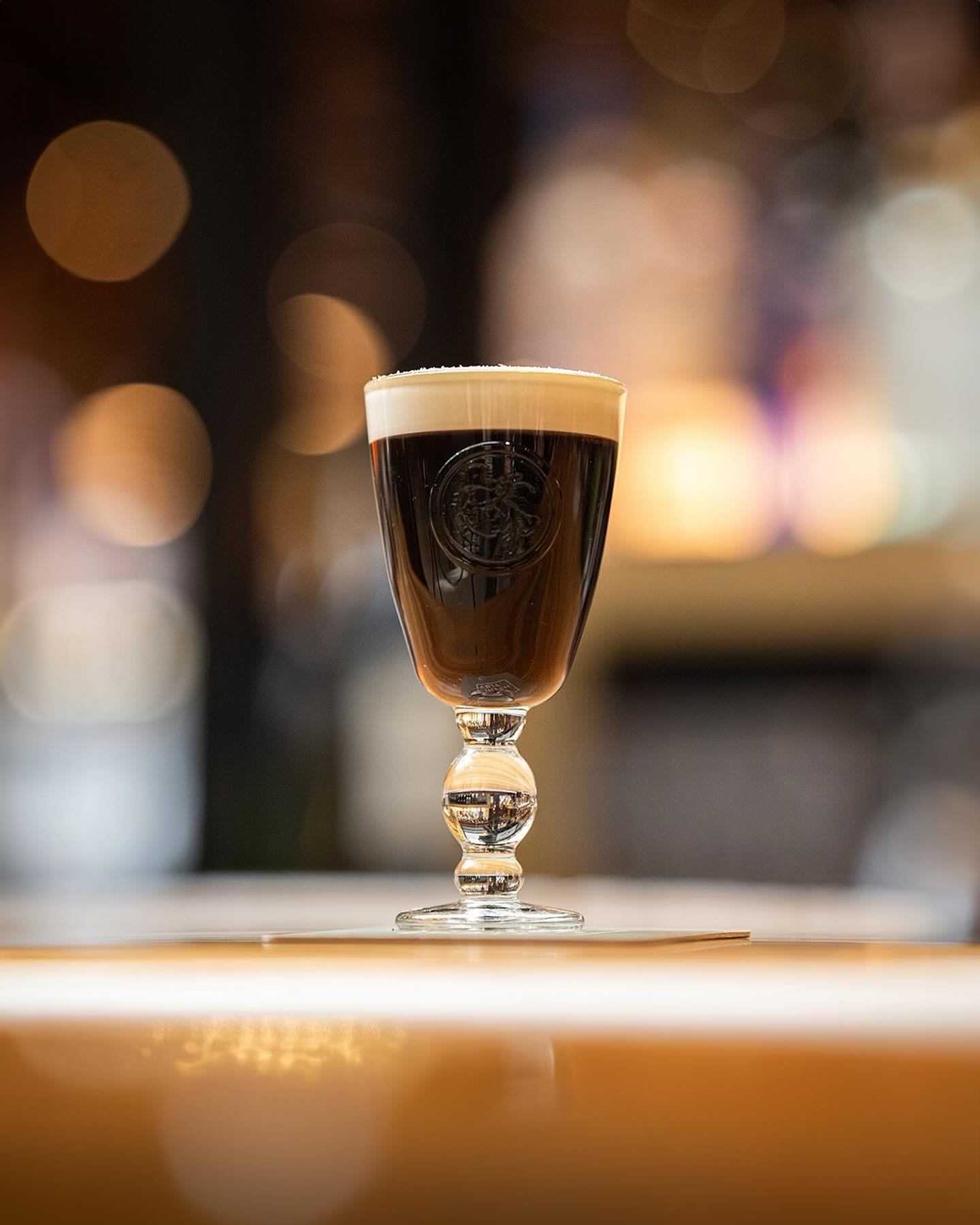Three things you might not know about our Irish Cawfee. Firstly, the secret spritz - before we top our Coffee with Cream, we spray it with Whiskey from an atomizer to ensure a glossy, smooth finish - no bubbles allowed. Second, throughout April, we&r