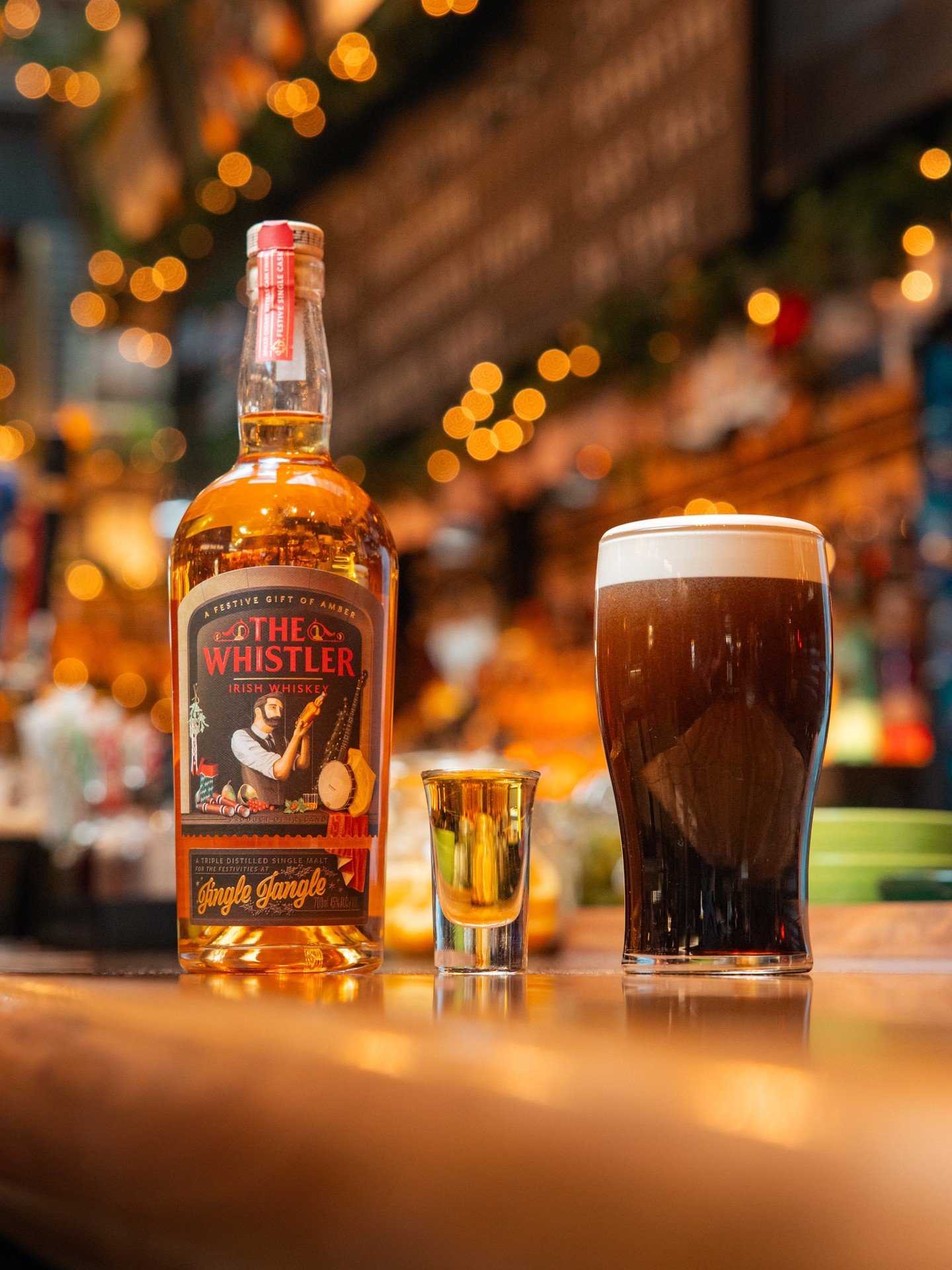 Chosen by Andee, The Whistler &lsquo;Jingle Jangle&rsquo; from Boann is December in a glass - smooth, lightly spiced, and the perfect match for seasonal flavors - or a pint of Guinness.

Enjoy it in a cocktail, served neat, or on the rocks with an or