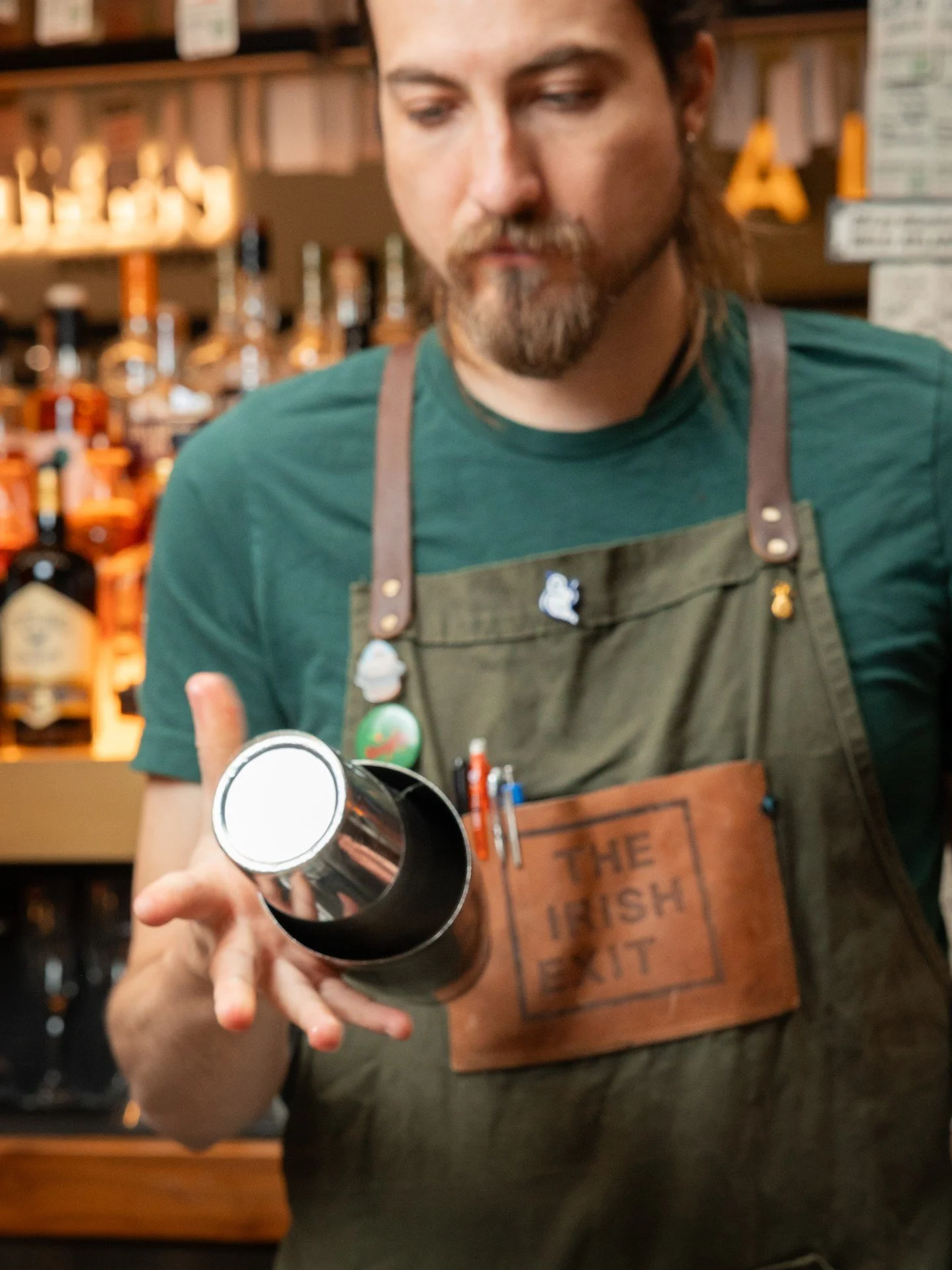 The Paper Train is our nod to the Paper Plane - familiar in name, but taking a slightly different route.

Reworked for the colder months, this Irish Exit signature blends Earl Grey tea, allspice, and pear with Powers John Lane Irish Whiskey and bourb