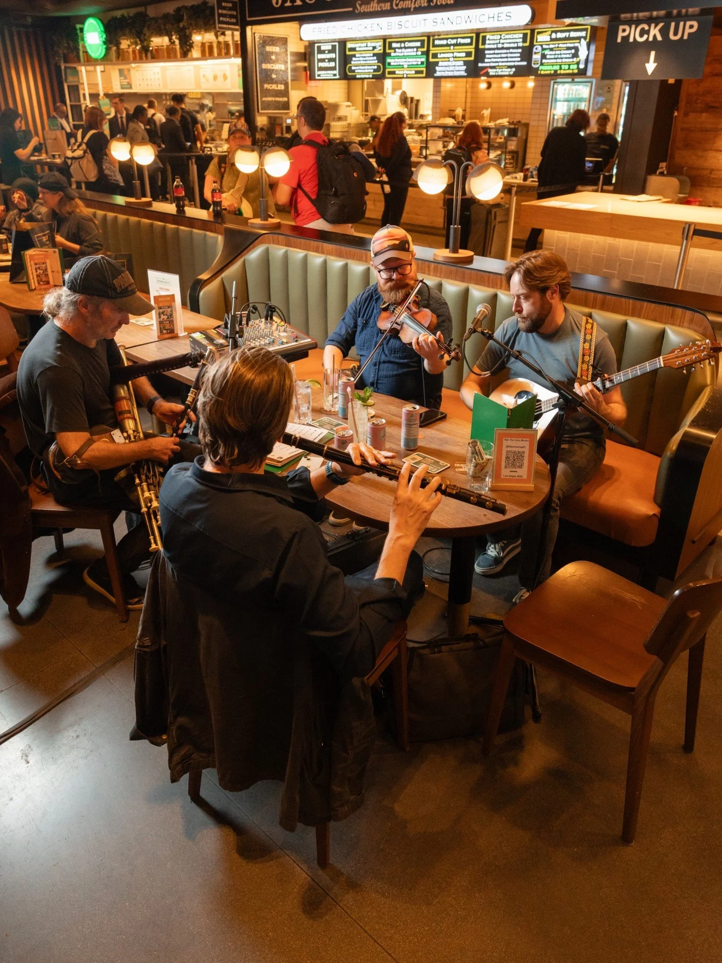 Trad Tuesdays at The Irish Exit, 4pm - 7pm, on the first Tuesday of every month - including today.

Expect expert musicians - as seen at @thedeadrabbitNY - transforming New York&rsquo;s busiest train station into a local Irish pub. Well, near enough.