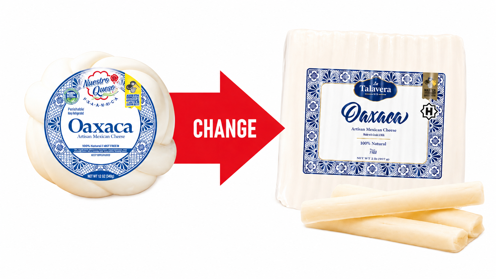 Nuestro Queso® Talavera Oaxaca Cheese