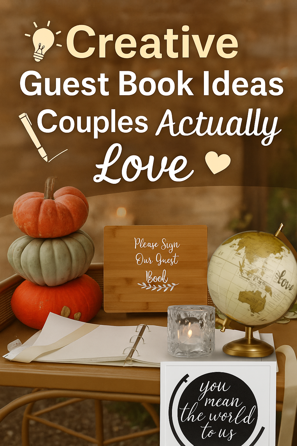π‘ Creative Guest Book Ideas Couples Actually Love