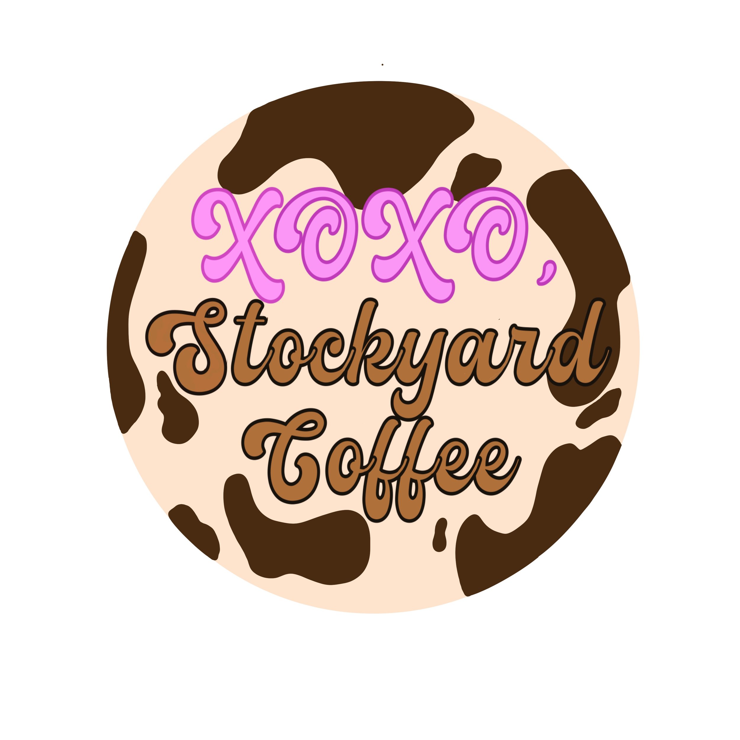 "XOXO Stockyard Coffee" Sticker