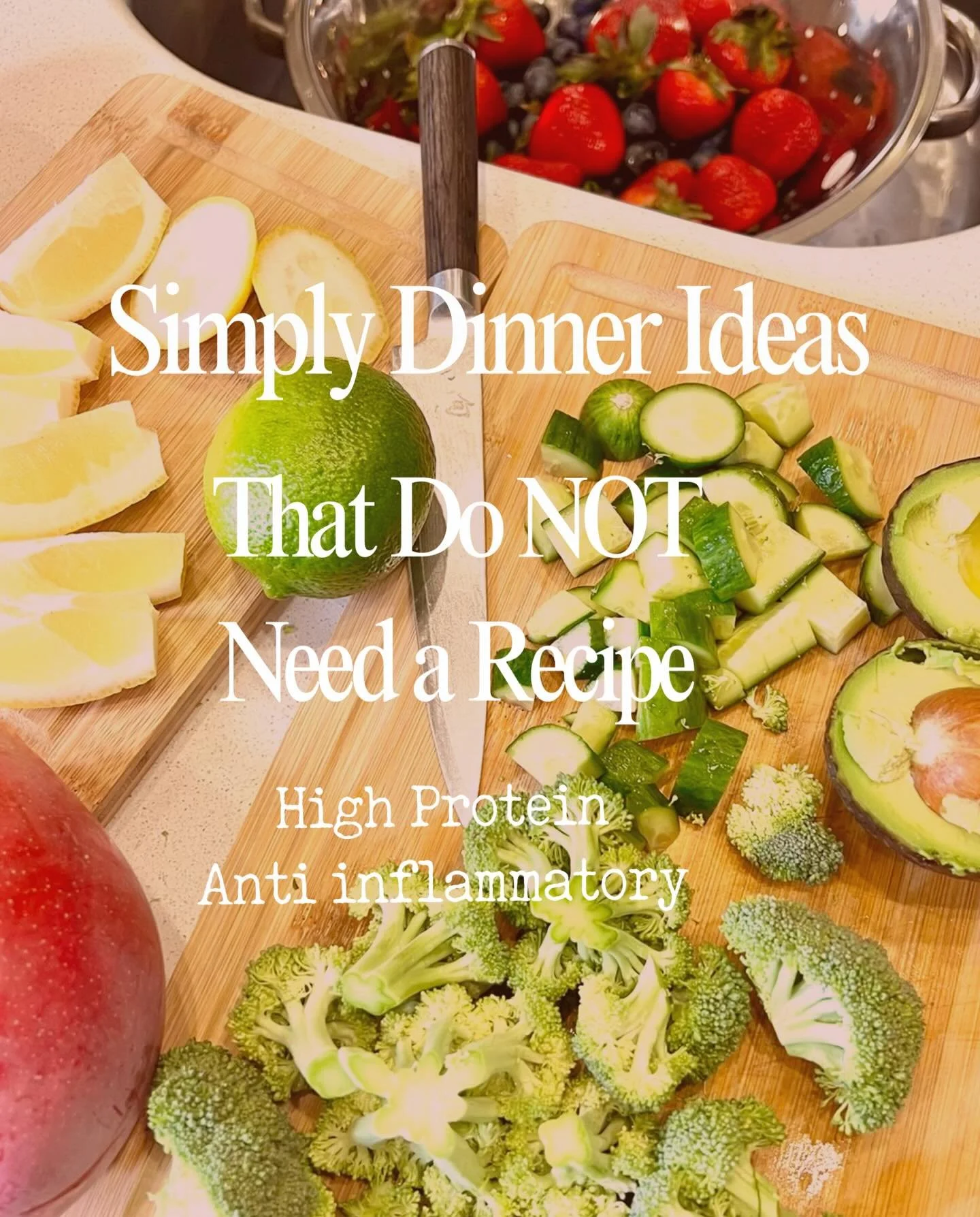 The quality of your food &amp; nutrients are only valuable if: 

1. They are simple to create so you make them consistently 
🔑 Consistency = Success 
2. You love the way your meals taste 🫶🏽🍓
3. If you love the way your healthy simple meals taste 