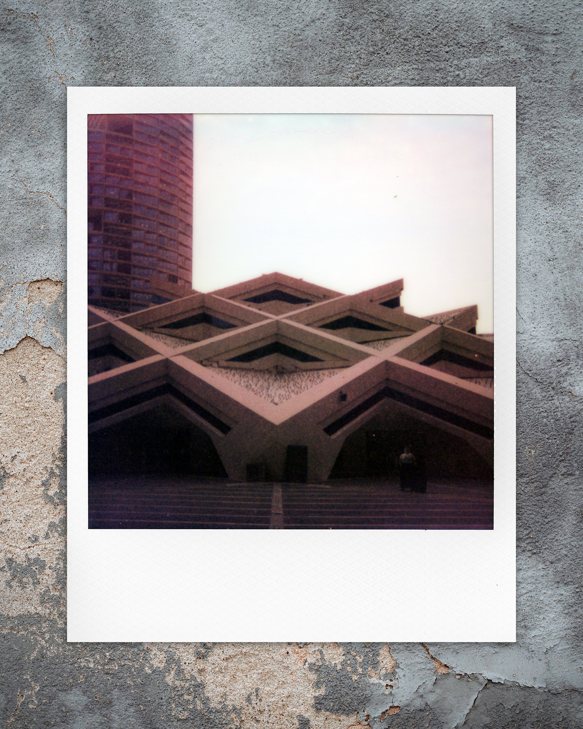 Riyadh KAFD Saudi Arabia Polaroid