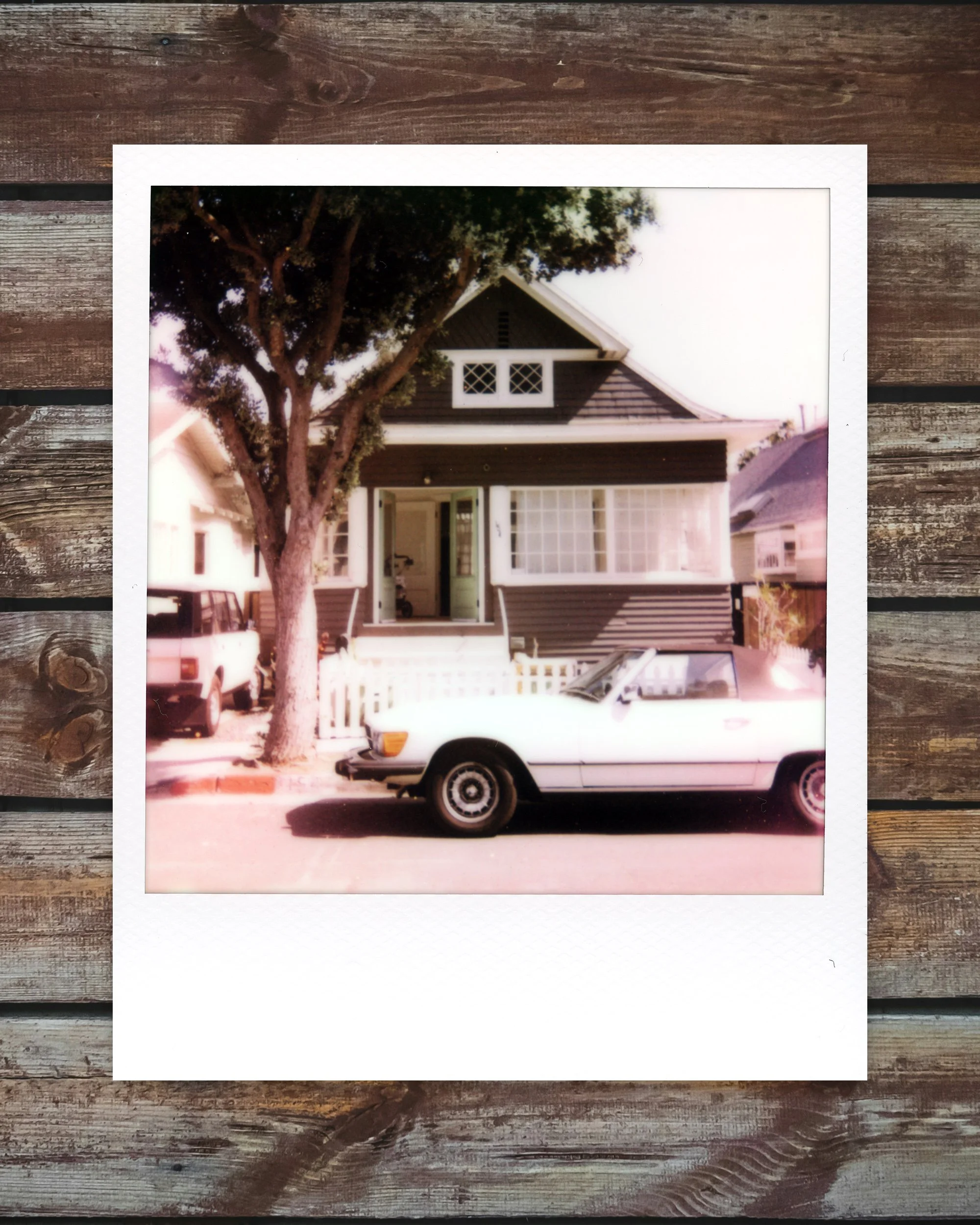 Santa Monica Houses Los Angeles Polaroid