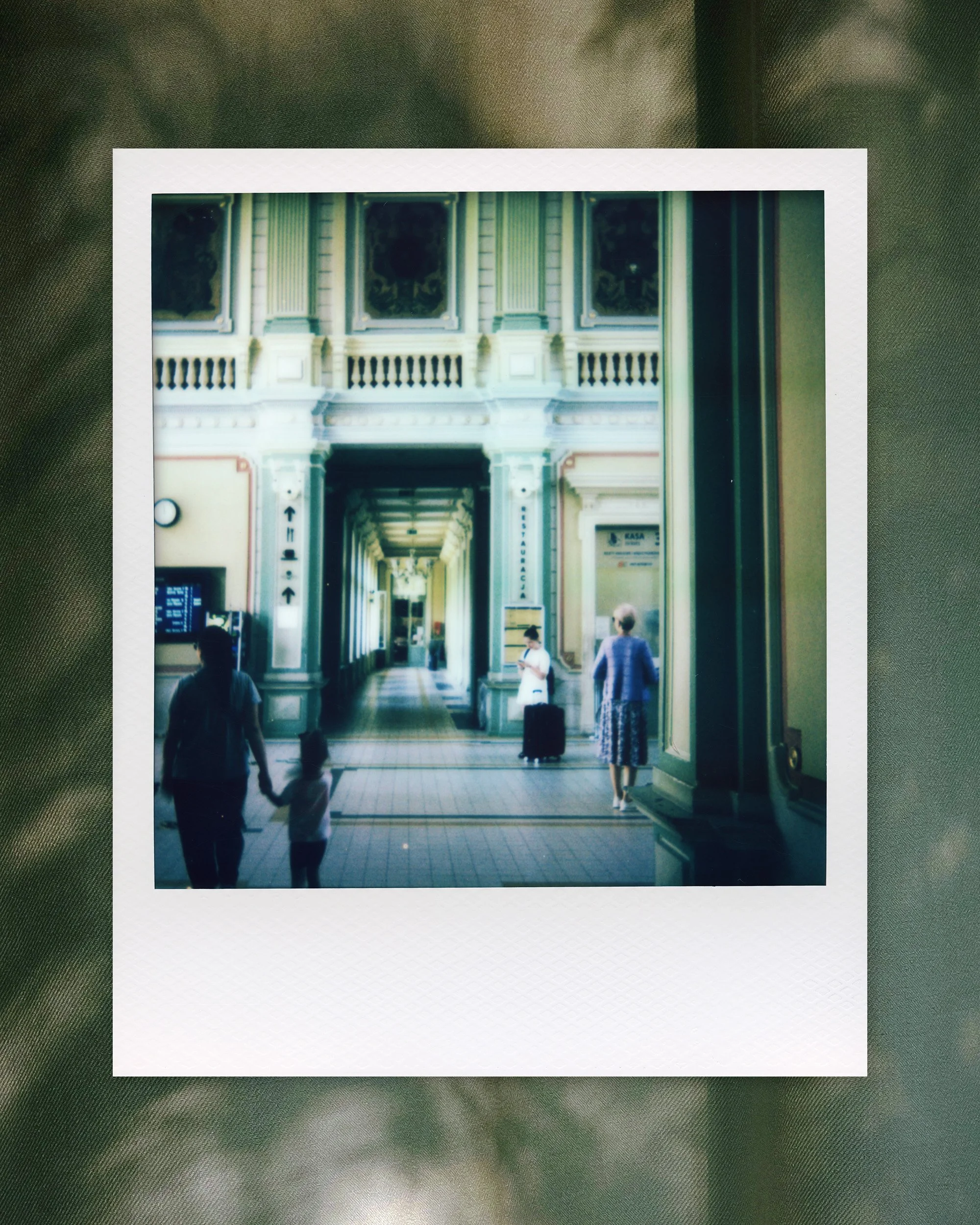 Przemyśl Dworzec Poland Polaroid