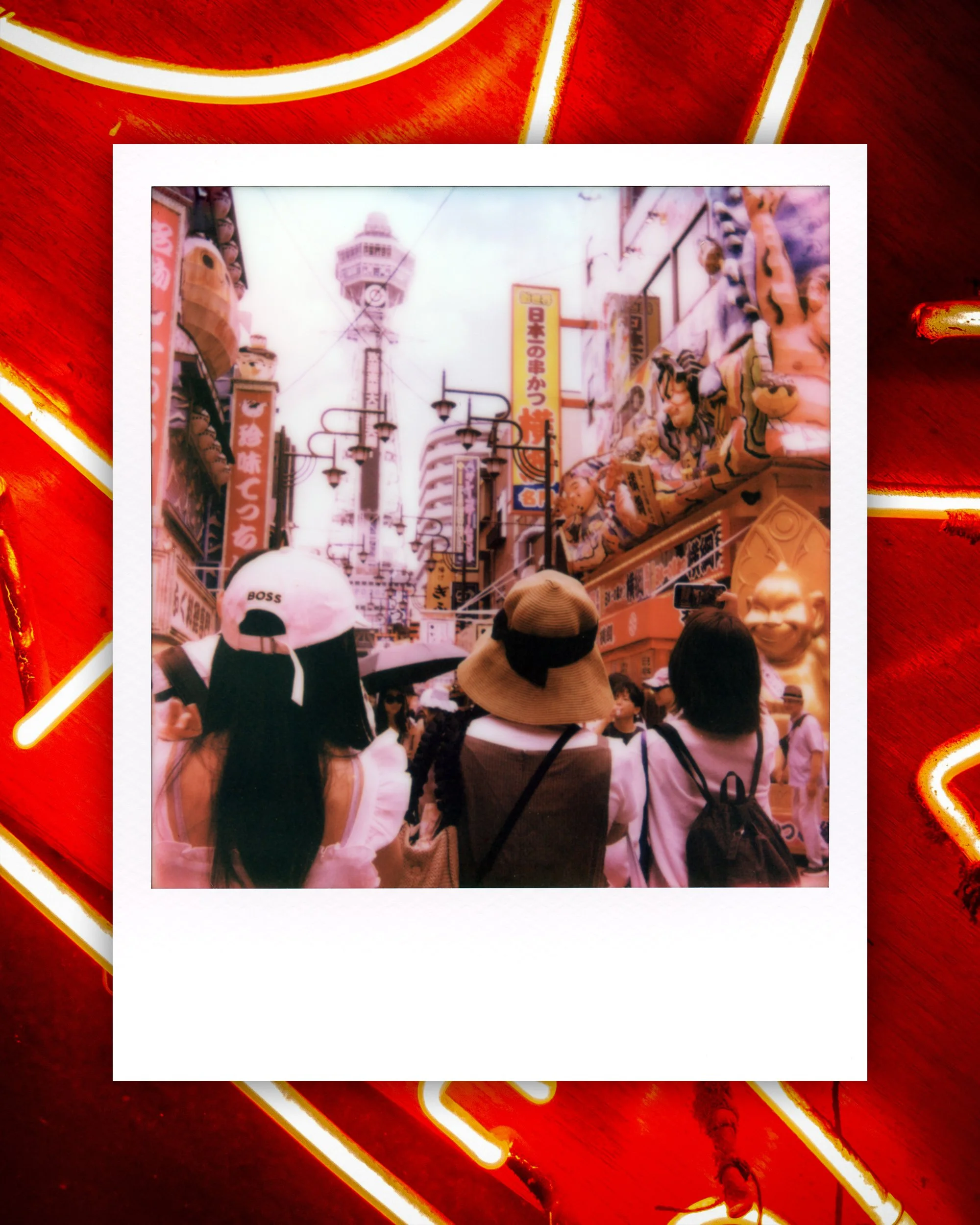 Shinsekai Osaka Japan Polaroid