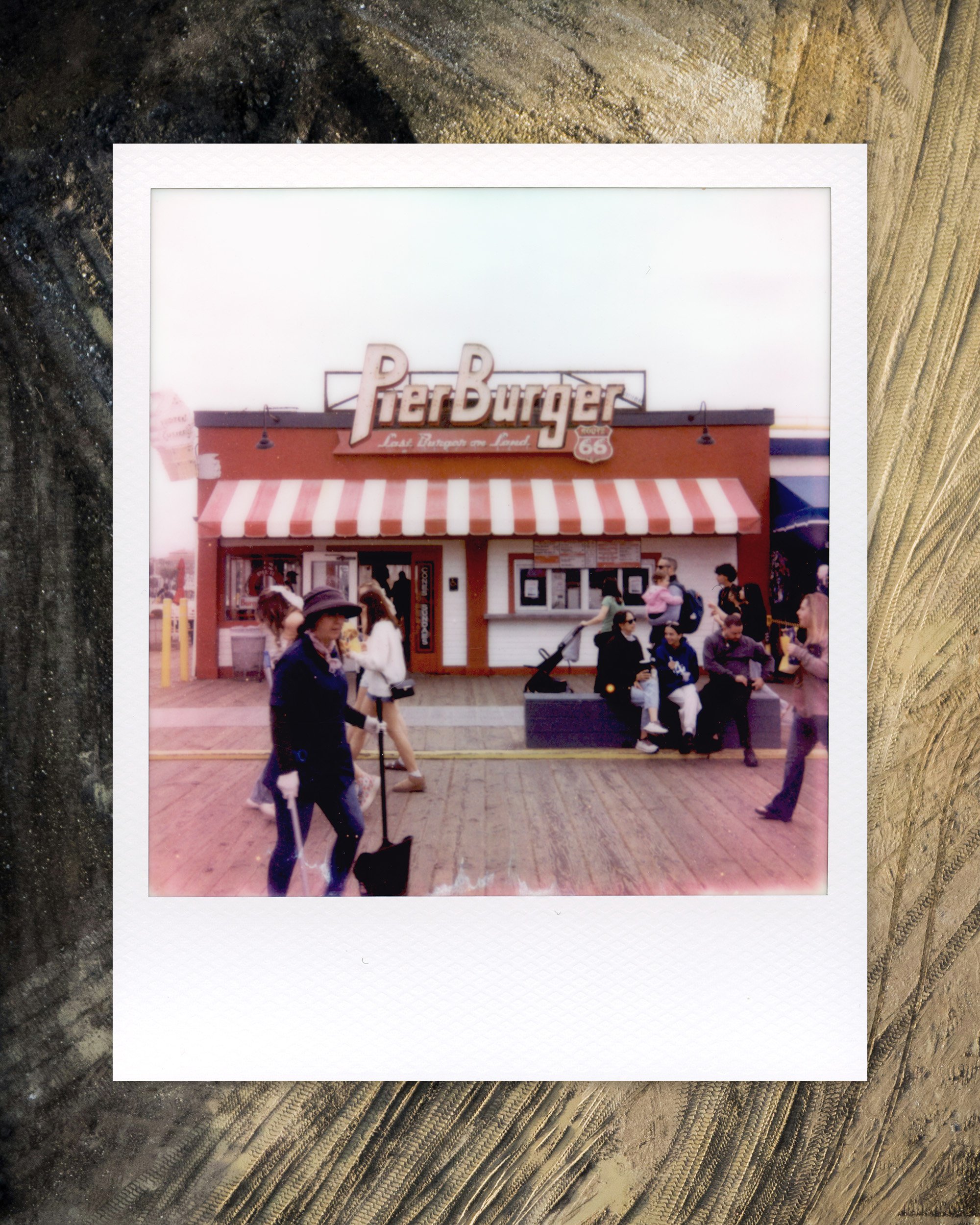 Santa Monica Pier Polaroid