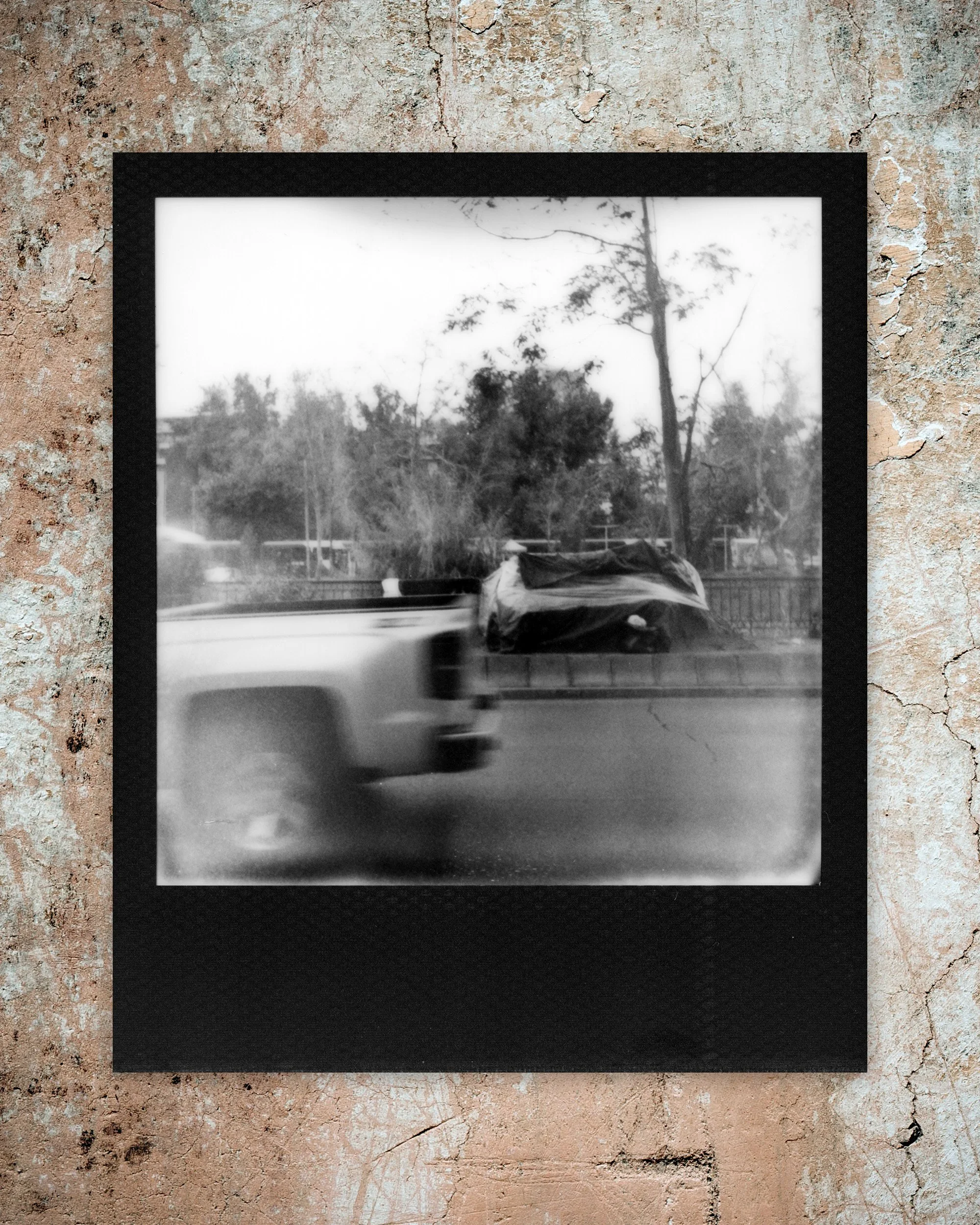 Mapocho River Santiago Chile Polaroid