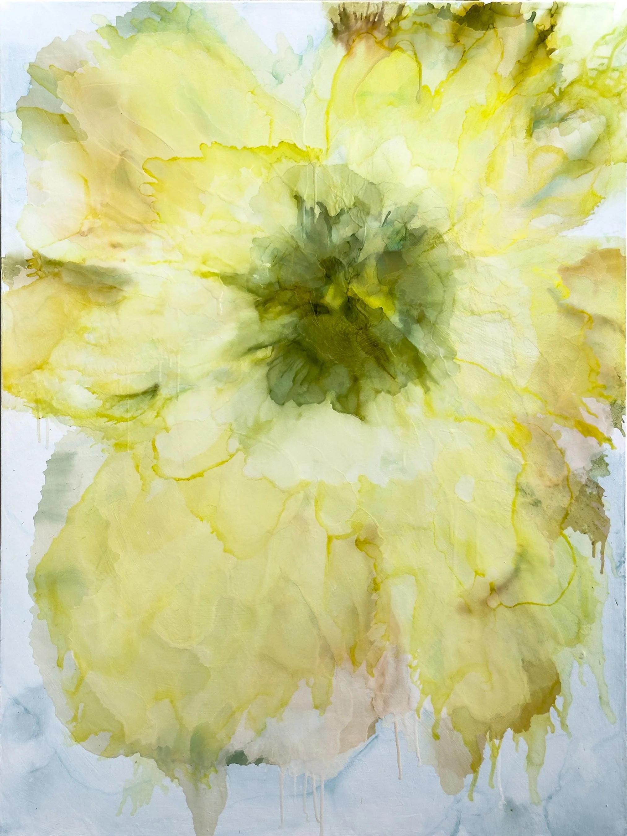 Fill Our Soul with Joy  40" x 30"  Acrylic & Inks on canvas 