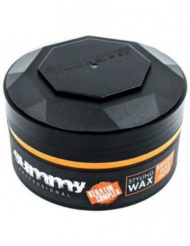 Gummy Bright Max Hold Styling Wax- Orange