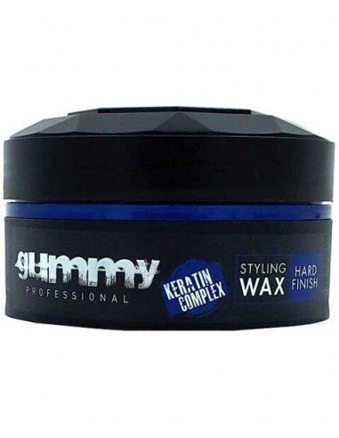 Gummy Hair Styling Wax Hard Finish- Blue