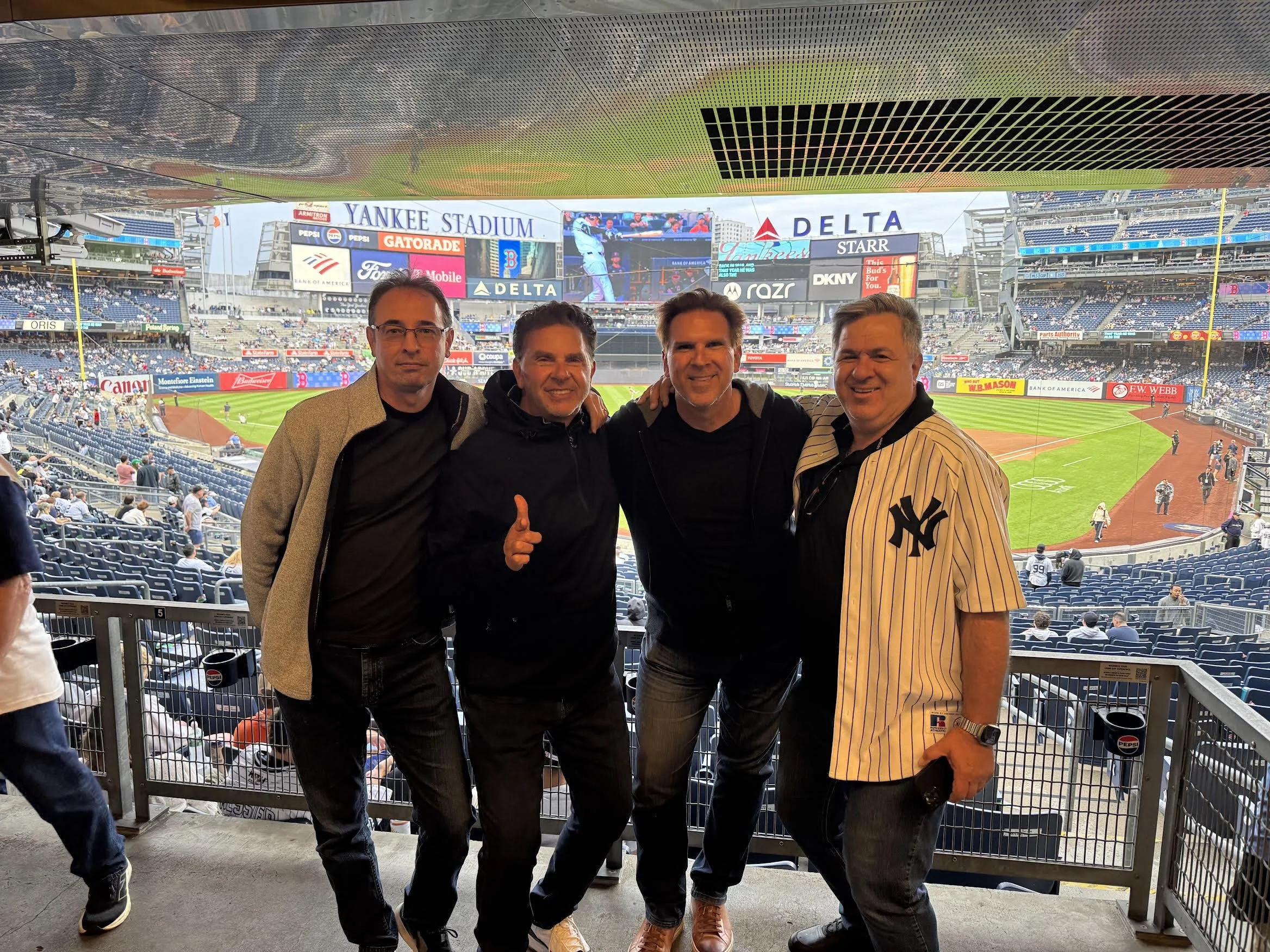 Bros at Yankee Stadium! 